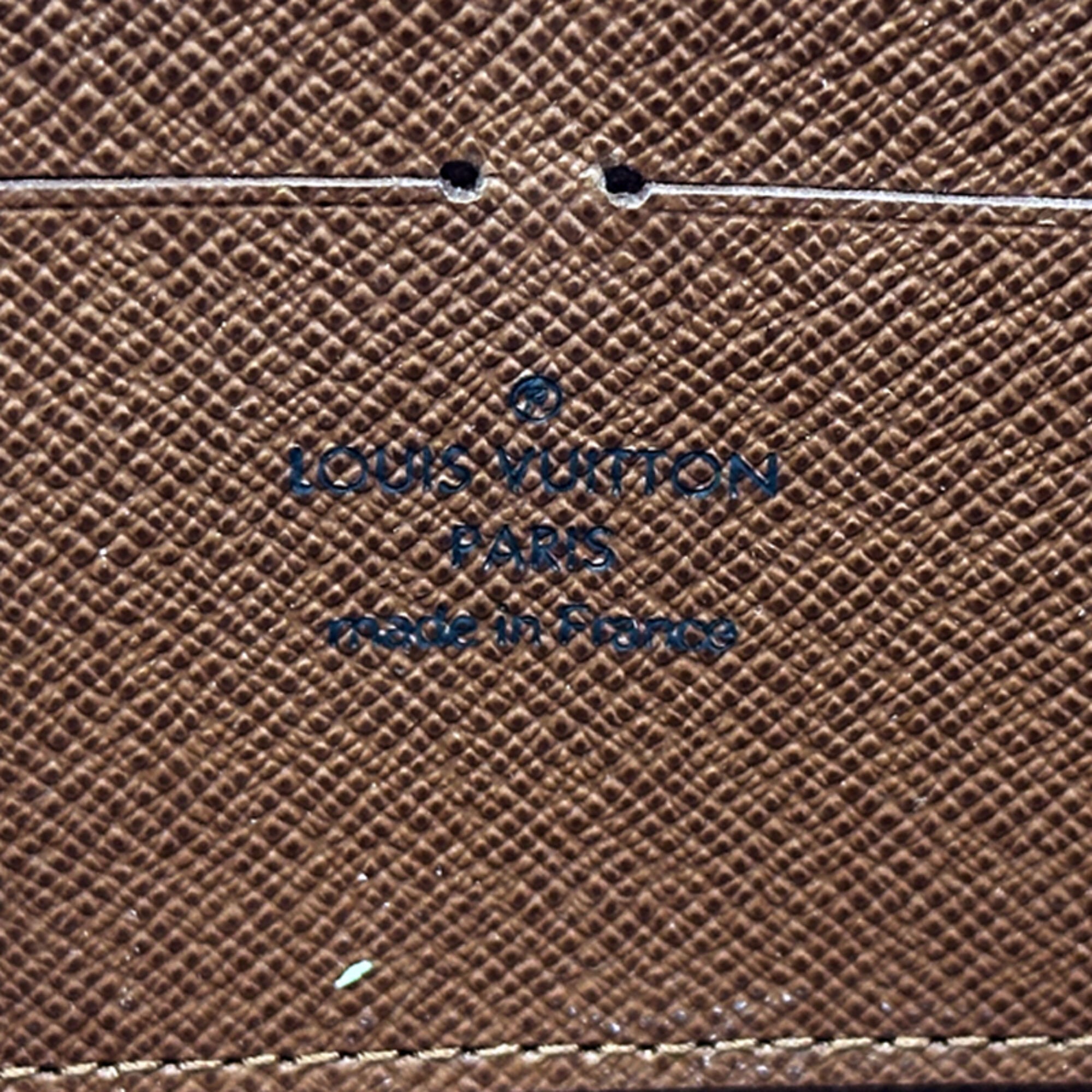 Louis Vuitton Brown Monogram Canvas Long Wallet (Bi-Fold) (Pre-Owned)