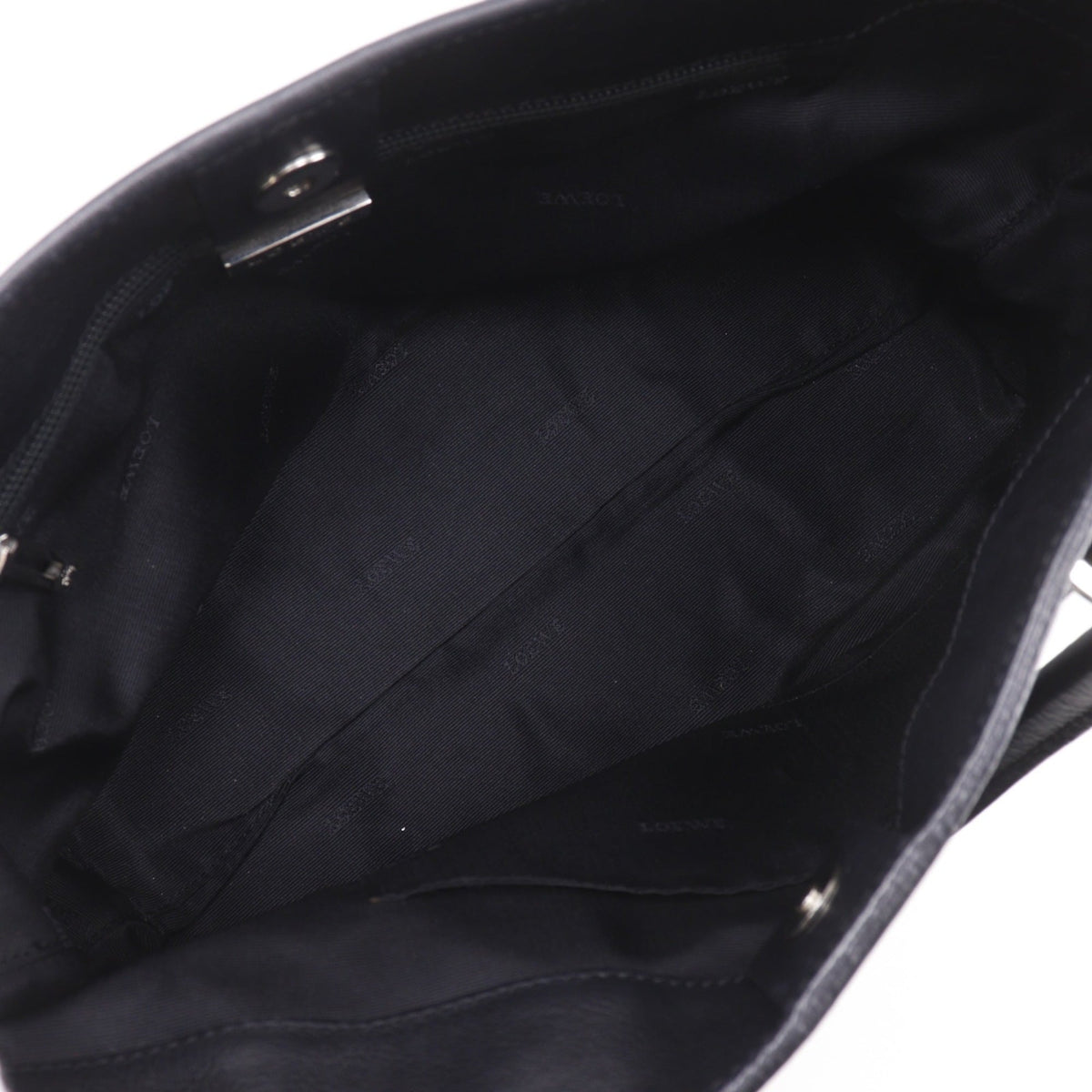 Loewe Amazona Black Leather Handbag (Pre-Owned)