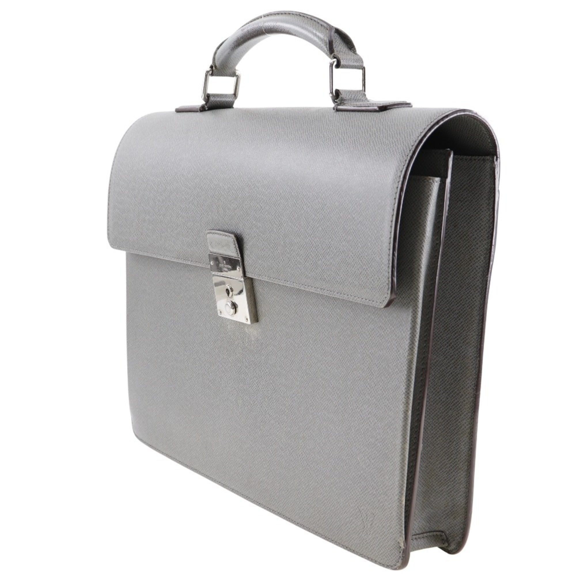 Louis Vuitton Glacier Gray Taiga Leather Briefcase (Pre-Owned)