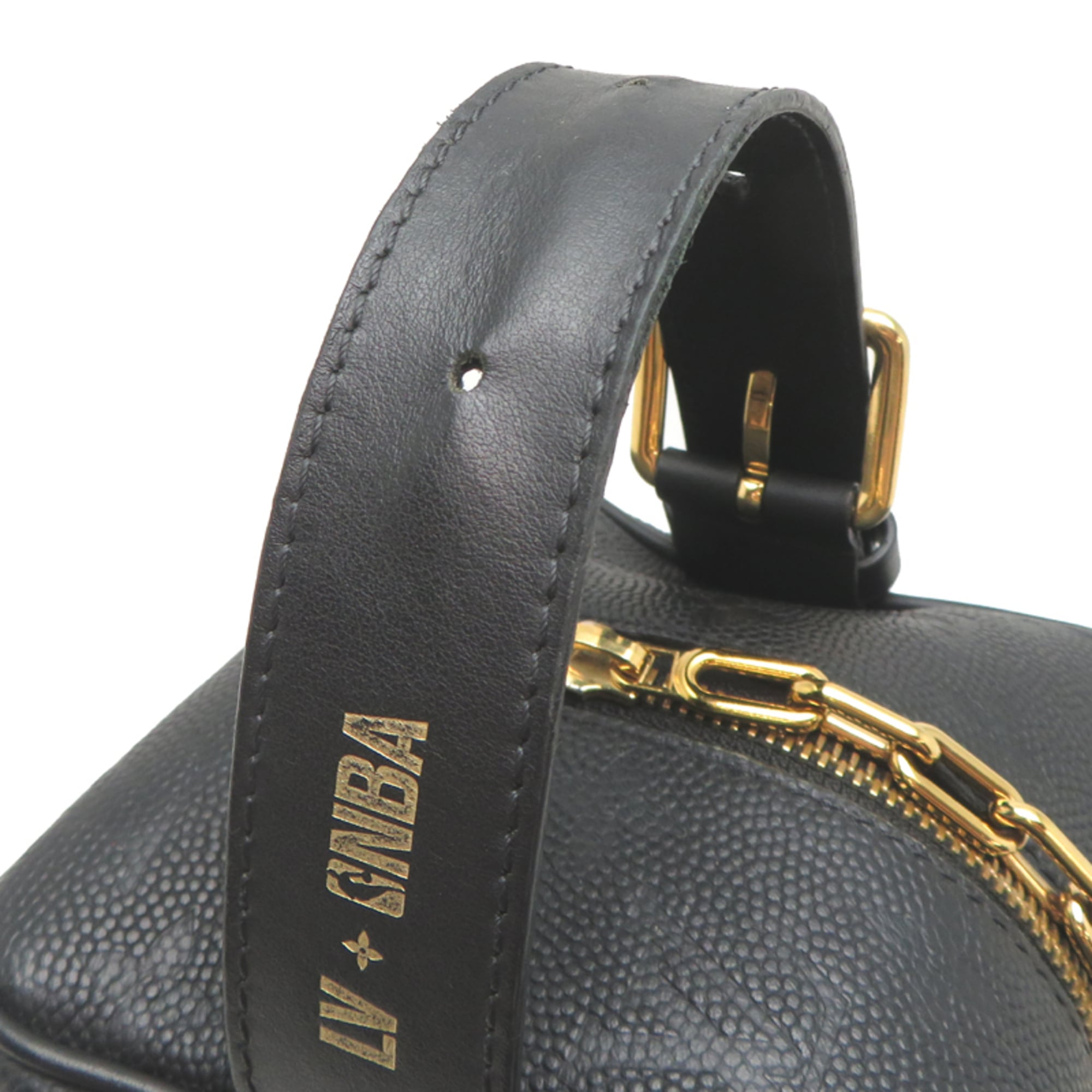 Louis Vuitton Black Leather Clutch Bag (Pre-Owned)