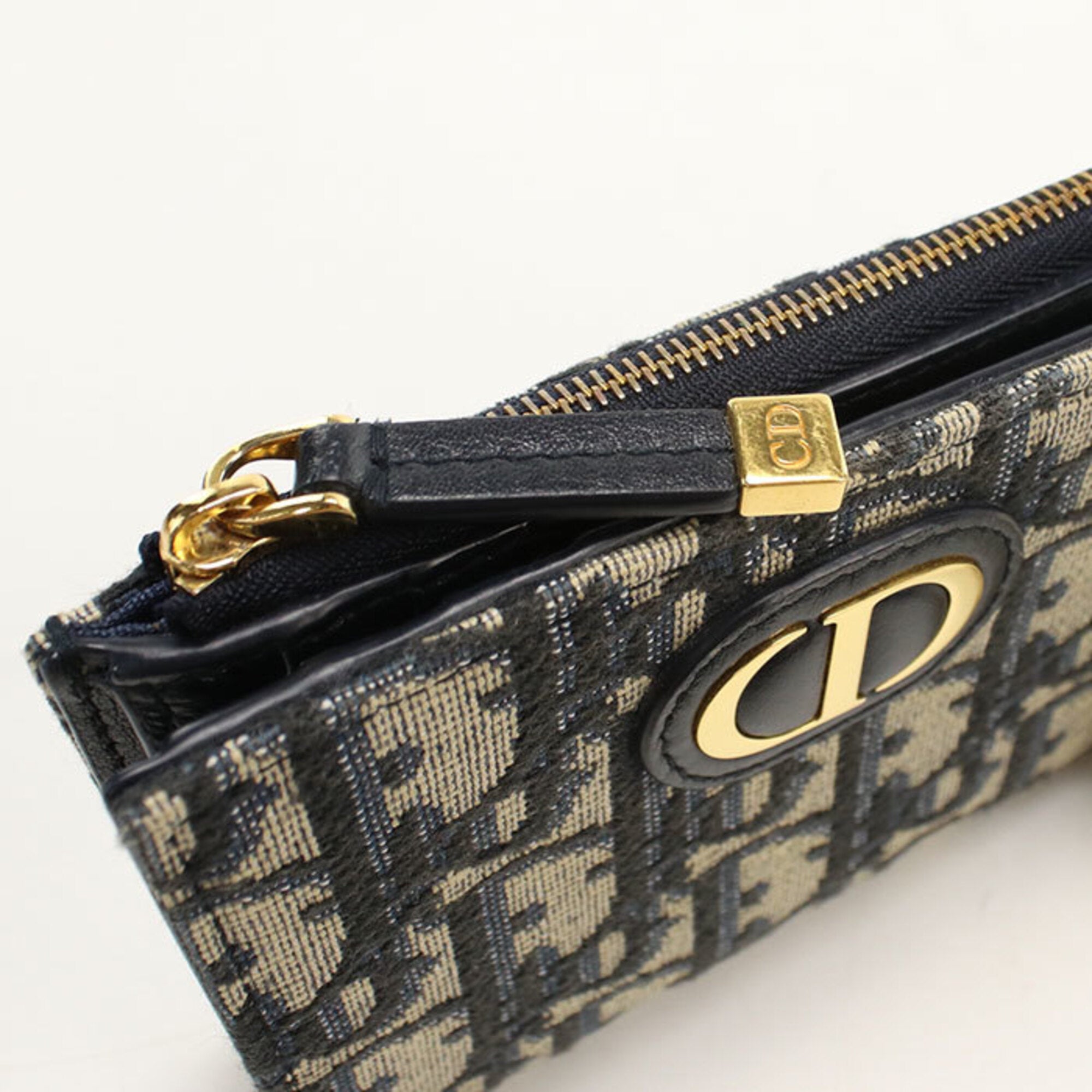 Christian Dior Navy Wallet (Bi-Fold) (Pre-Owned)