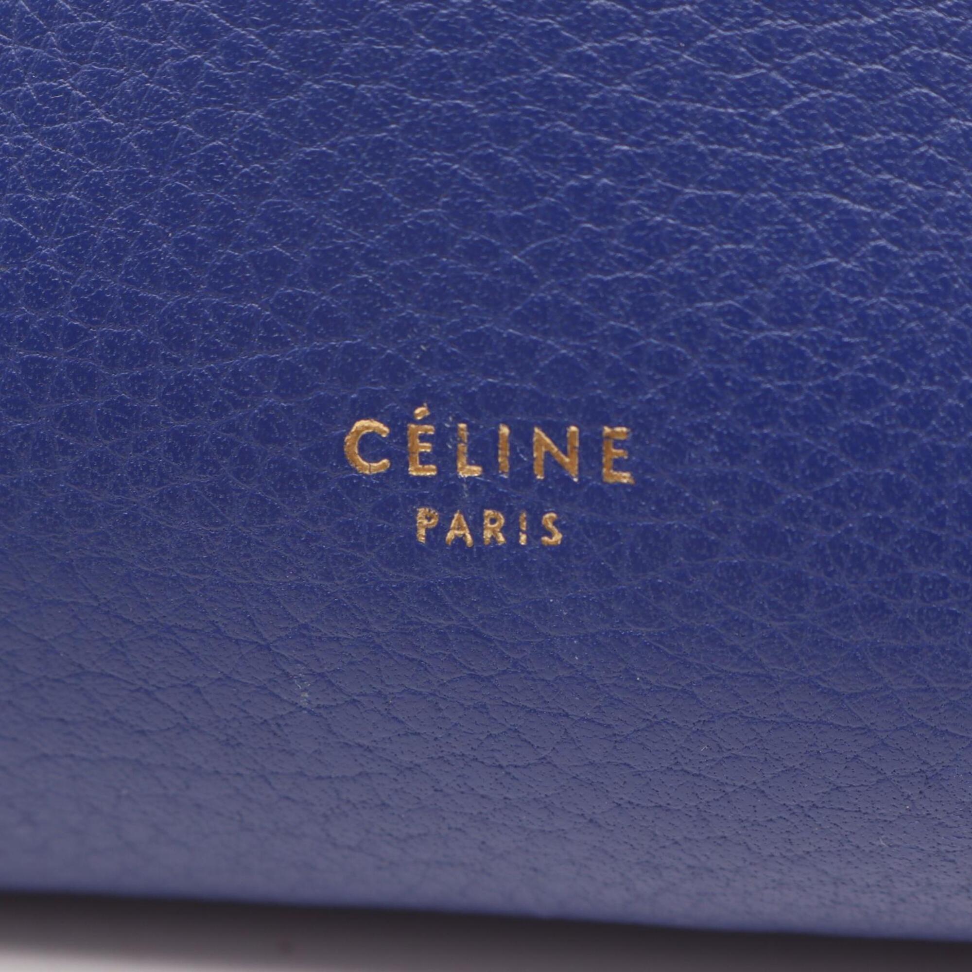 Celine Blue Leather Handbag (Pre-Owned)