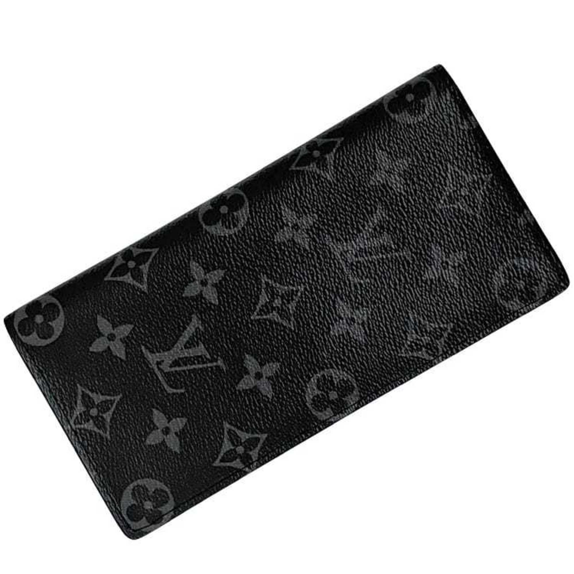 Louis Vuitton Black Monogram Eclipse Monogram Eclipse Long Wallet (Bi-Fold) (Pre-Owned)