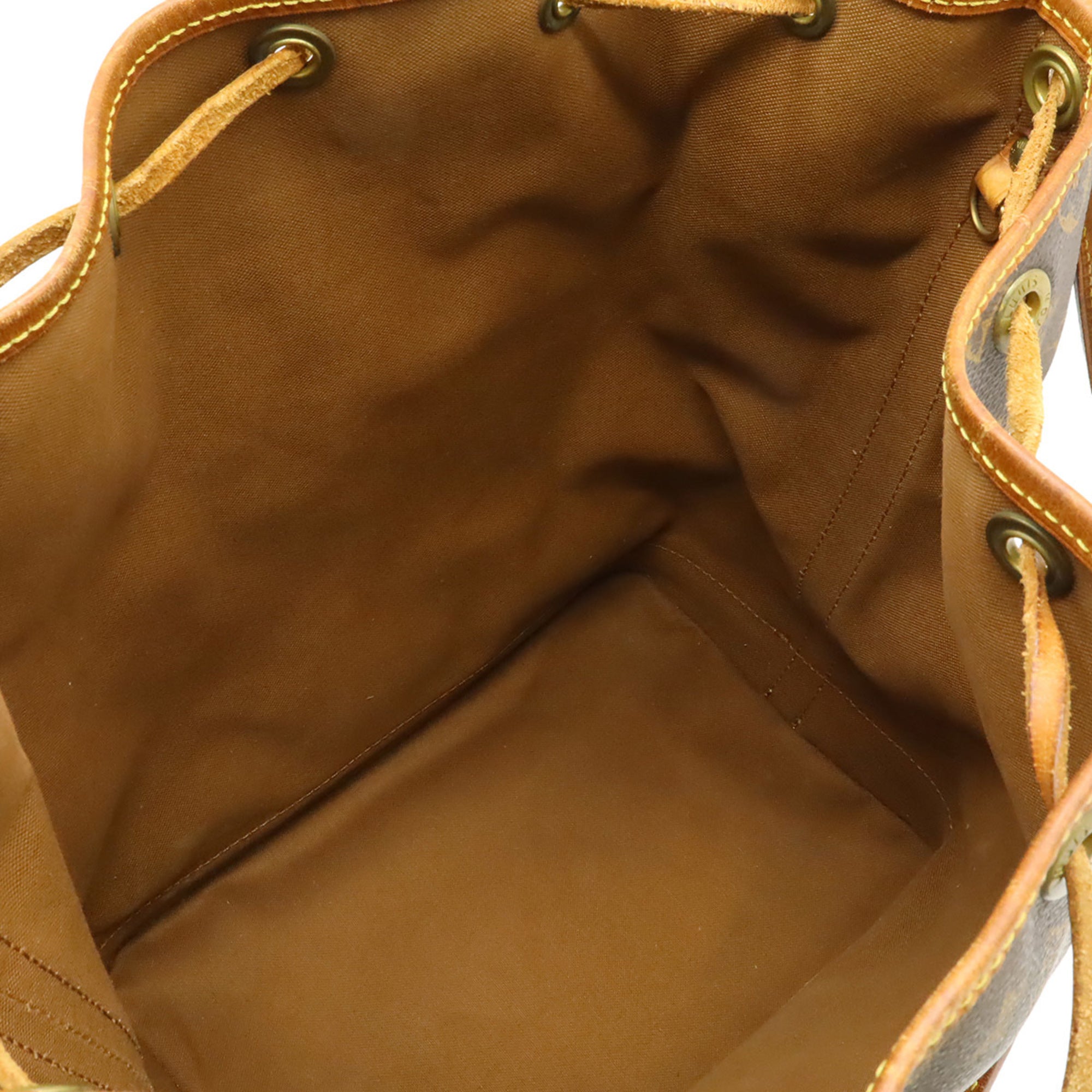 Louis Vuitton Brown White Monogram Shoulder Bag (Pre-Owned)