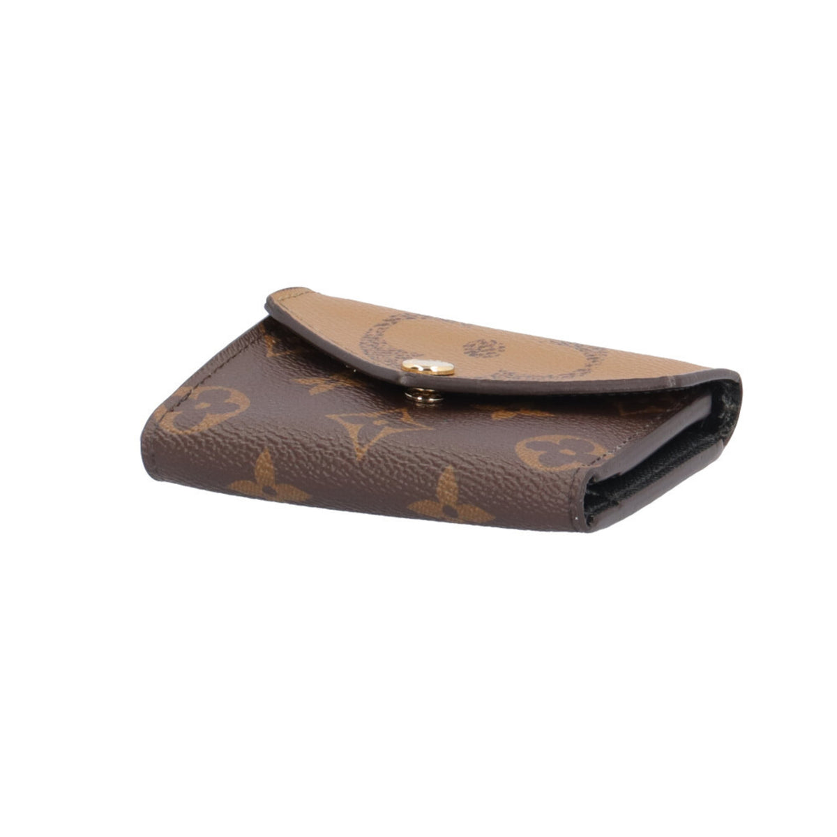Louis Vuitton Brown Monogram Or Monogram Wallet (Tri-Fold) (Pre-Owned)