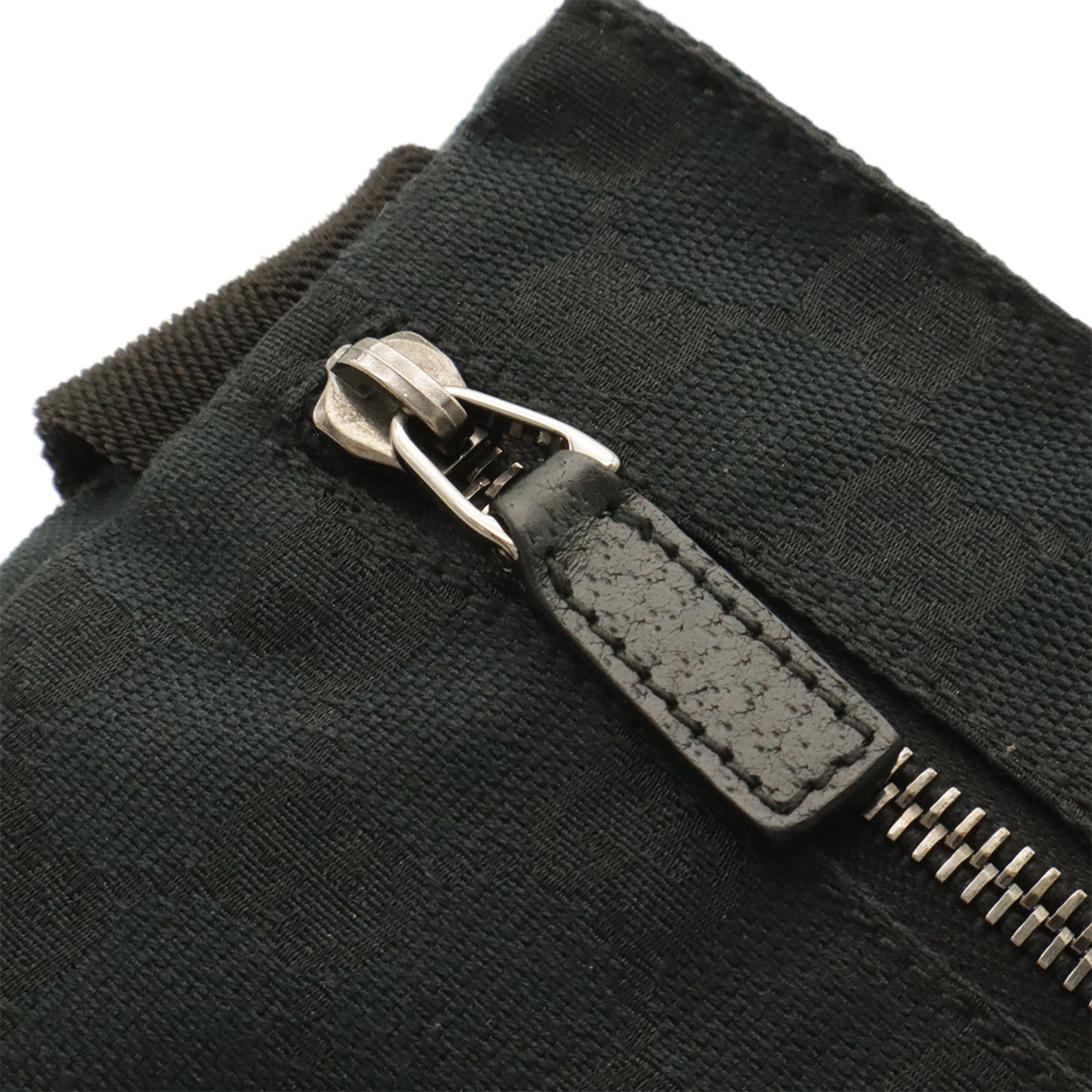Gucci Black Canvas Leather Fanny Pack (Pre-Owned)