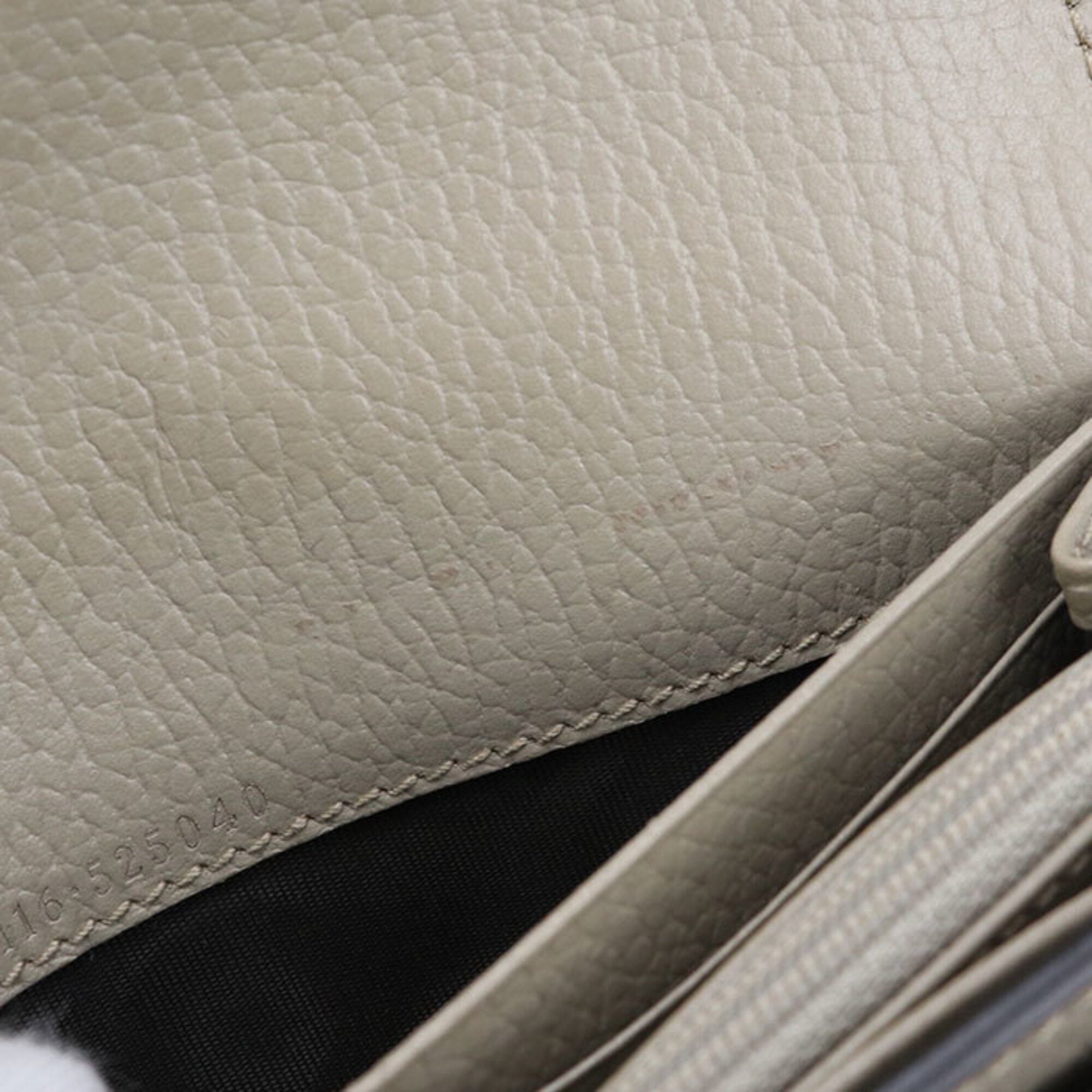 Gucci Beige Gg Supreme Long Wallet (Bi-Fold) (Pre-Owned)