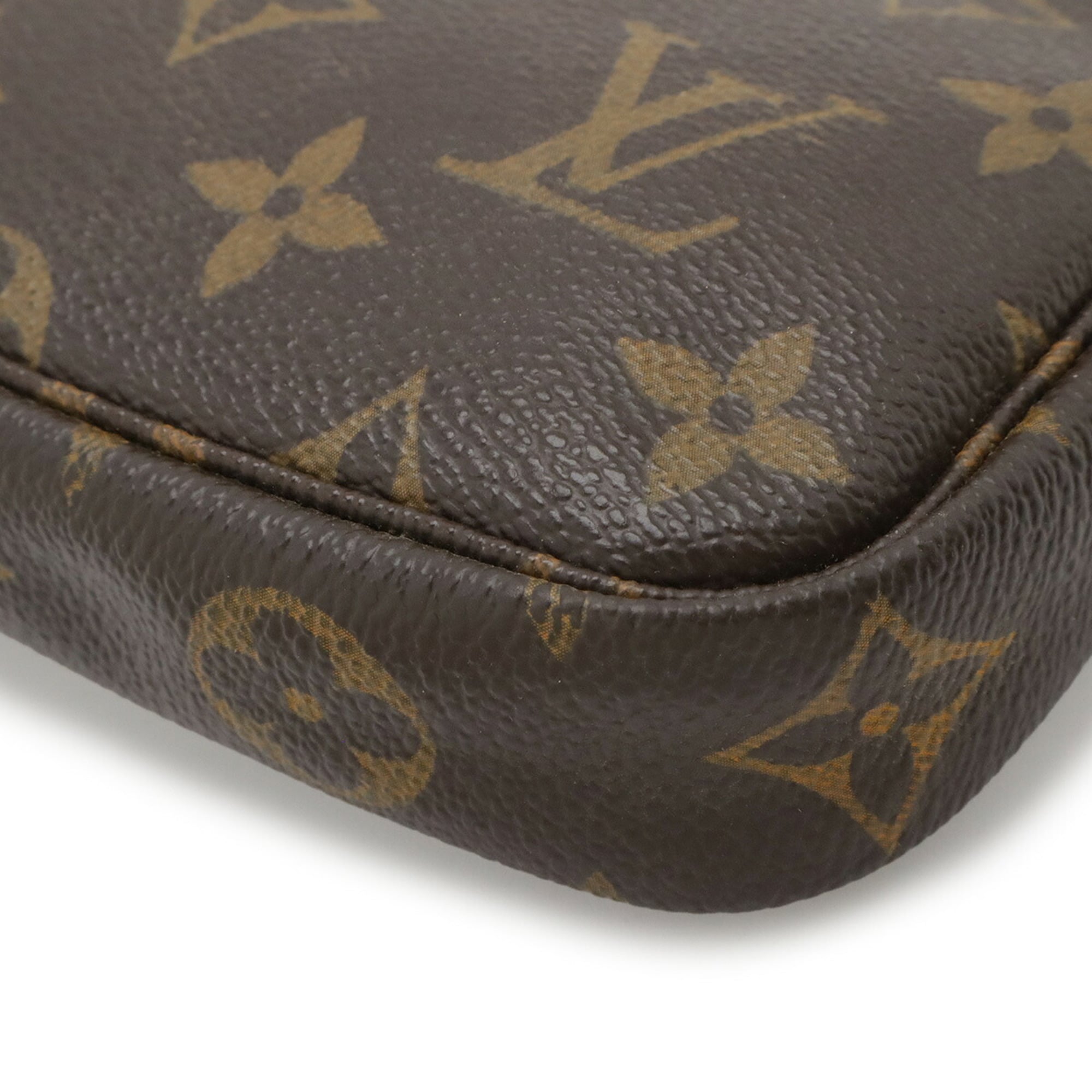 Louis Vuitton Brown Monogram Pochette Pouch (Pre-Owned)