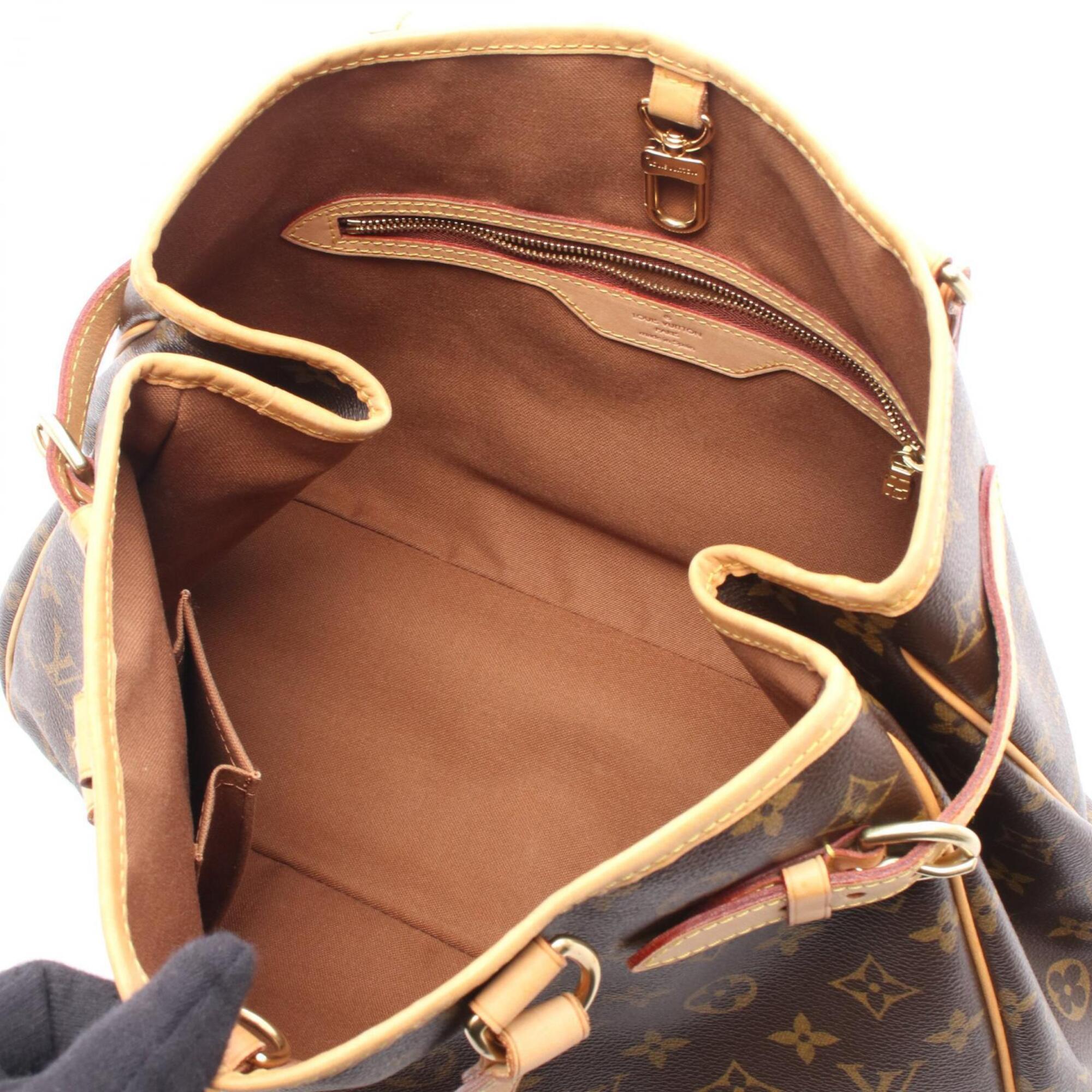 Louis Vuitton Brown Monogram Pvc Coated Canvas Leather Shoulder Bag (Pre-Owned)