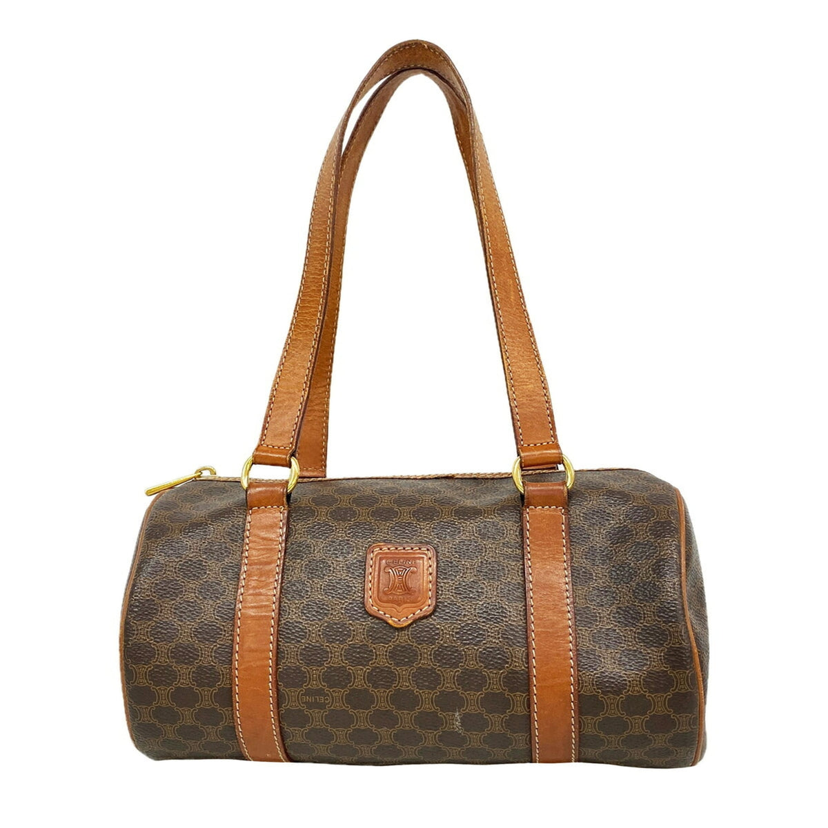 Celine Brown Pvc Handbag (Pre-Owned)