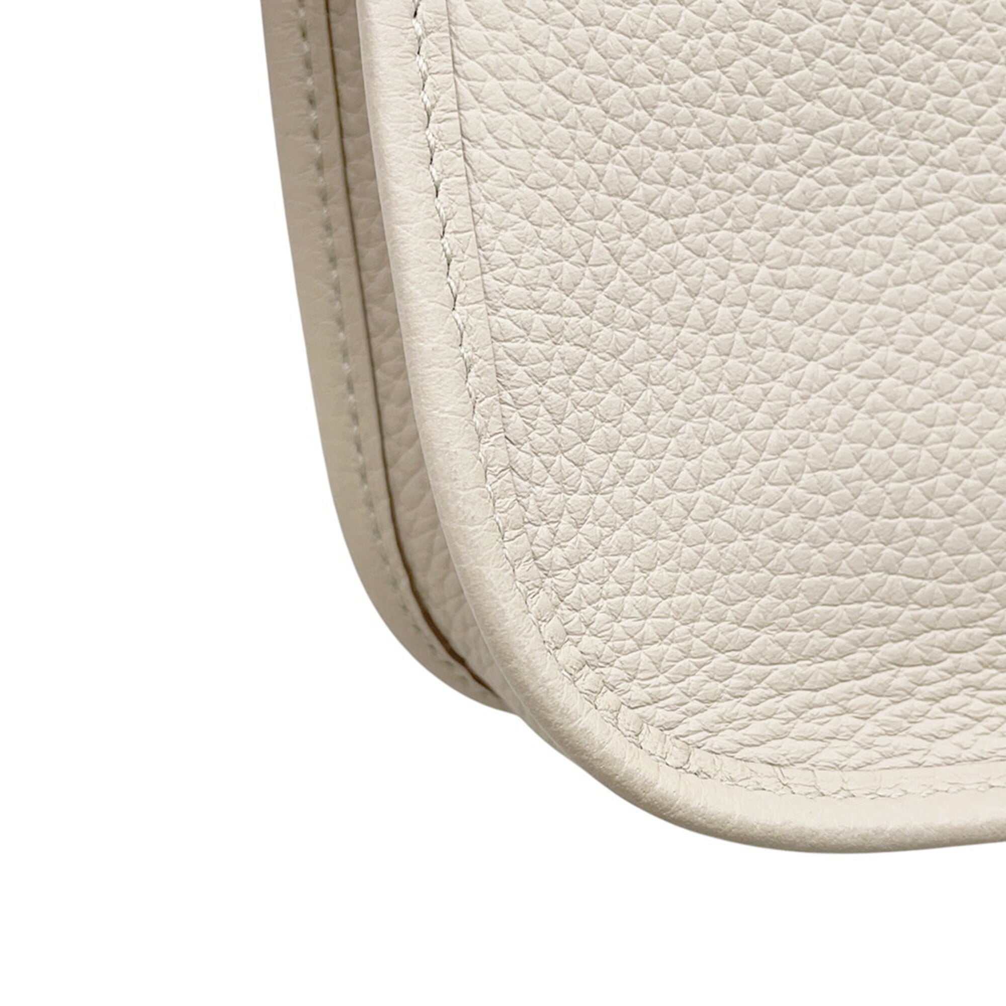 Hermes Evelyne Gold Taurillon Clemence Leather Handbag (Pre-Owned)