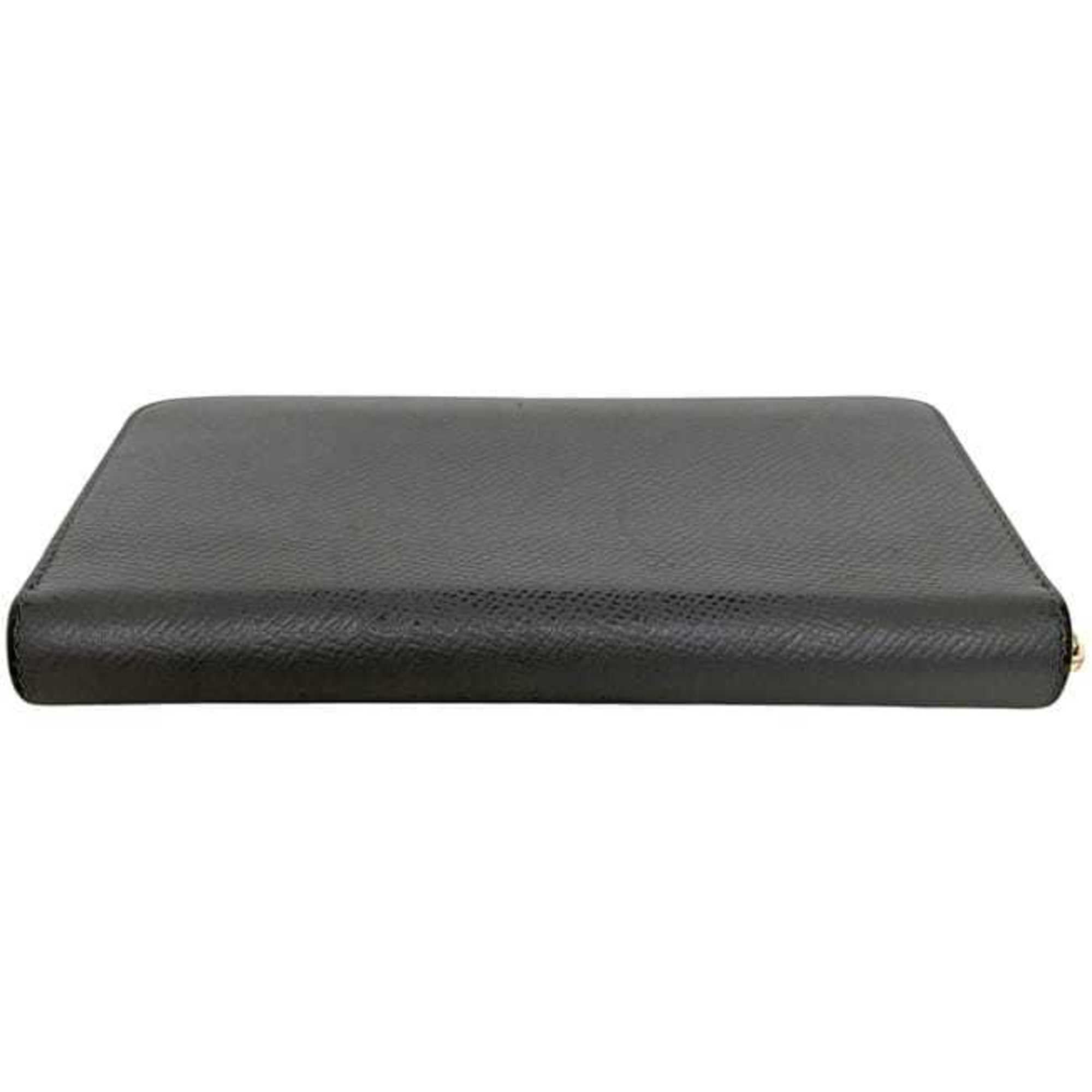 Celine Gray Leather Long Wallet (Bi-Fold) (Pre-Owned)