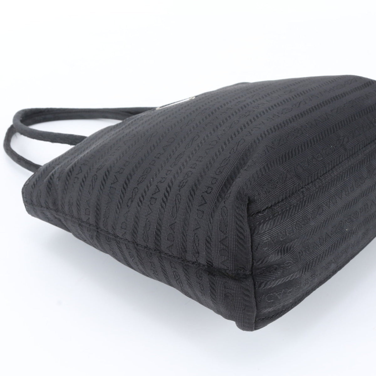 Prada Black Nylon Handbag Shoulder Bag Tote Bag (Pre-Owned)