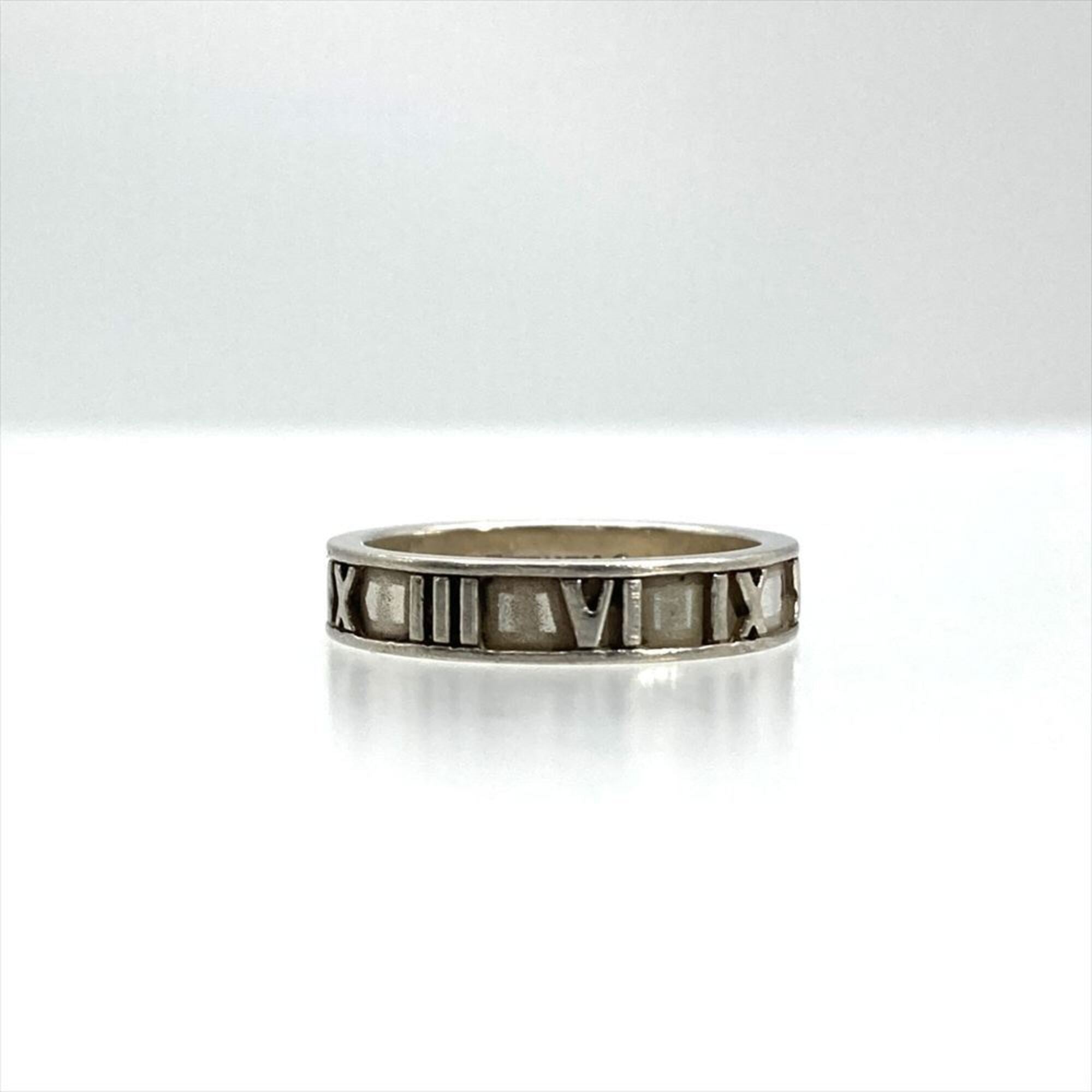 Tiffany Silver Silver 925 Band Ring (Pre-Owned)