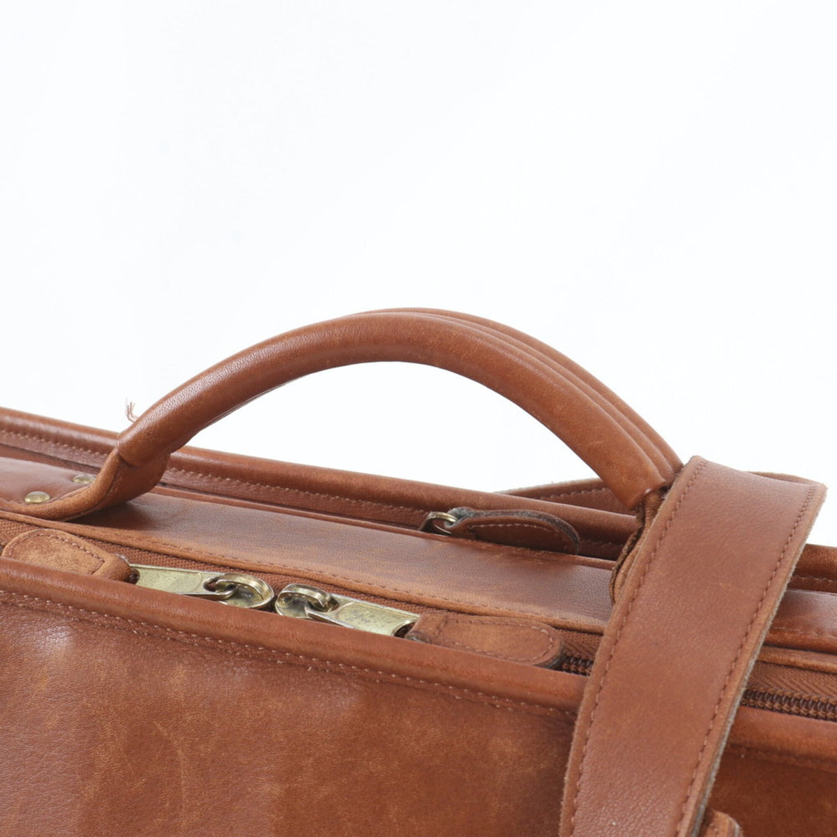 Coach Camel Leather Briefcase (Pre-Owned)