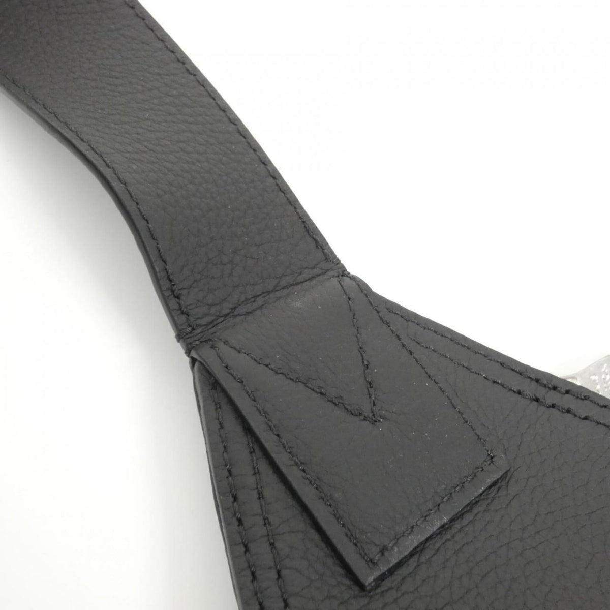 Louis Vuitton Black Leather Suede Shoulder Bag (Pre-Owned)