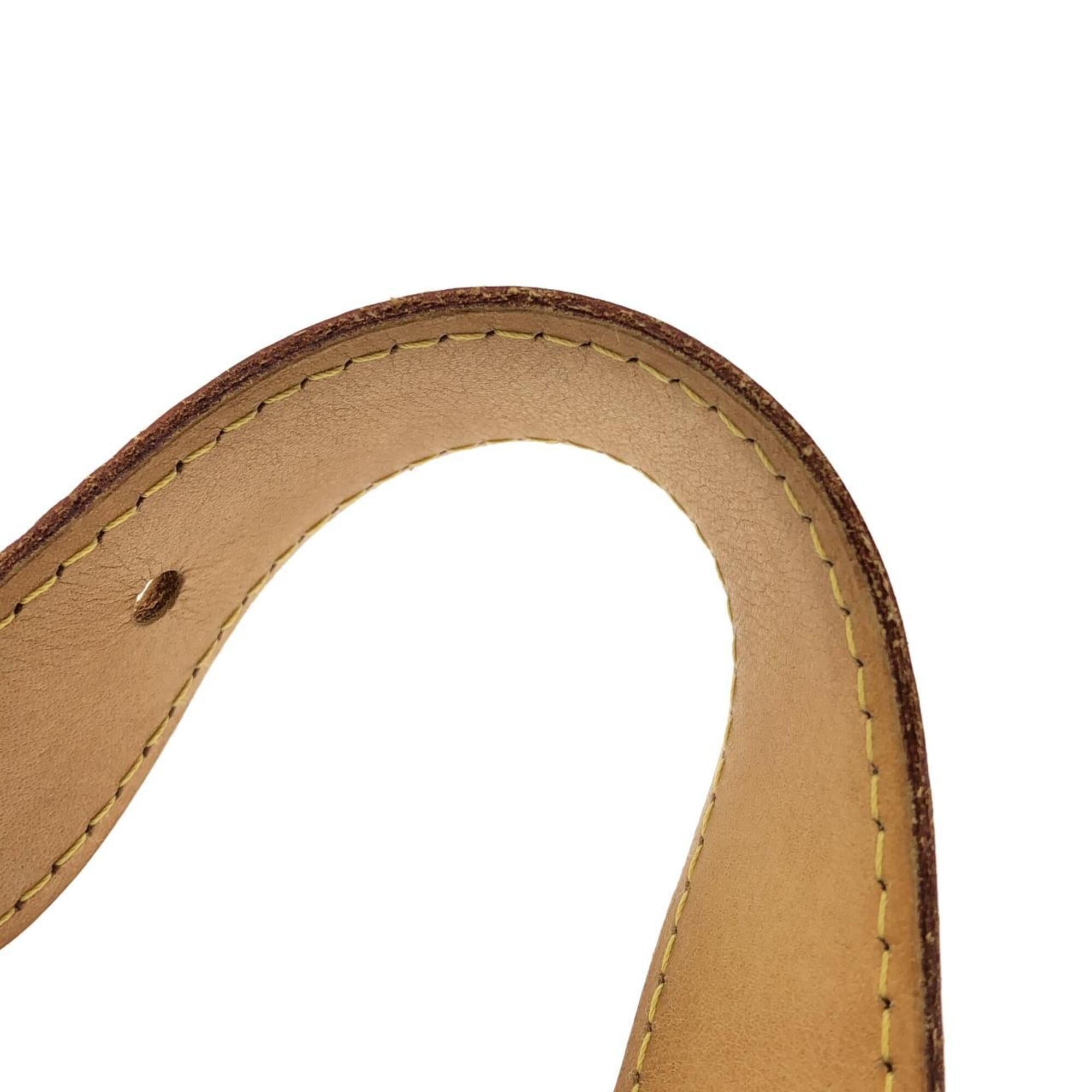 Louis Vuitton Marron Coated Canvas Shoulder Bag (Pre-Owned)