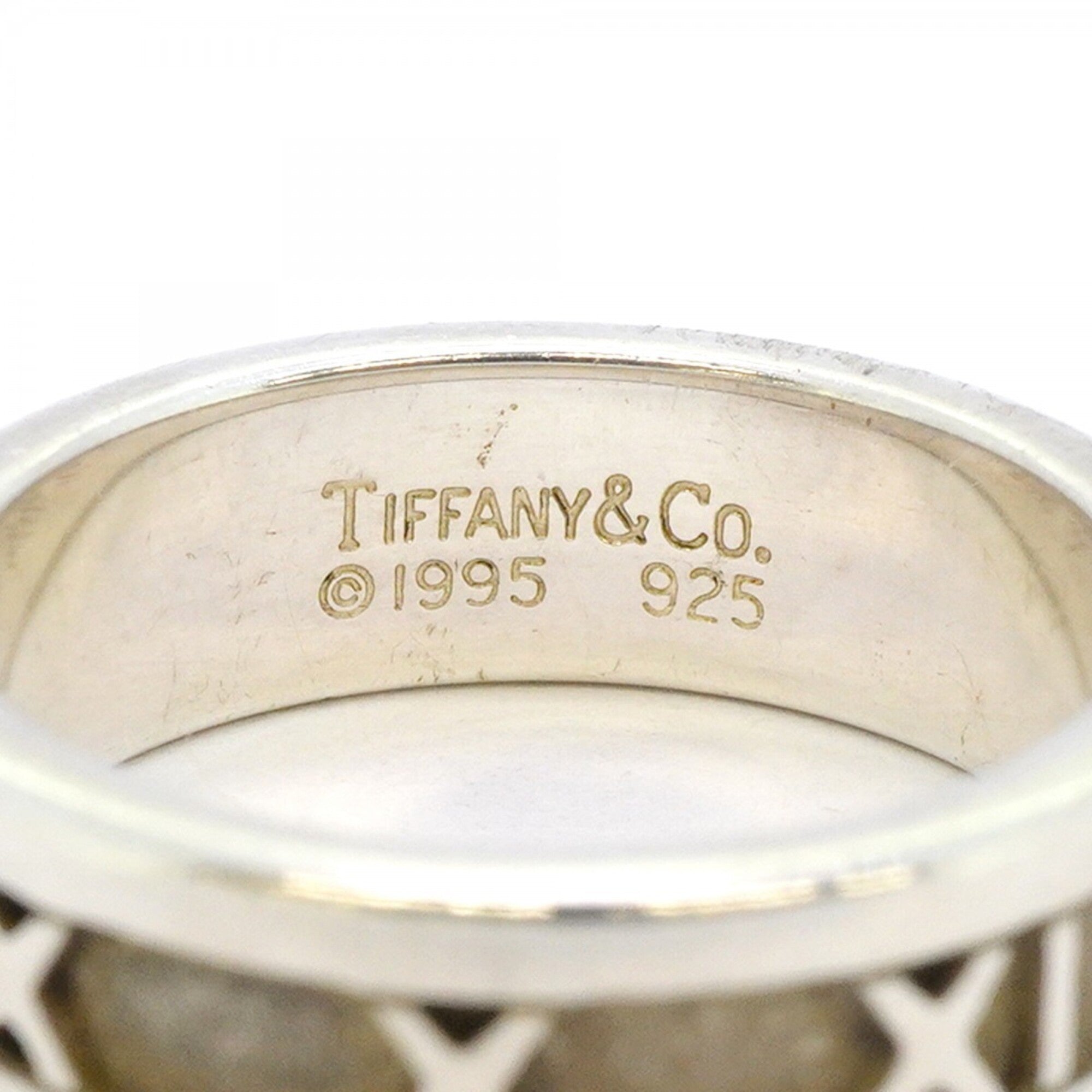 Tiffany Silver 925 Band Ring (Pre-Owned)