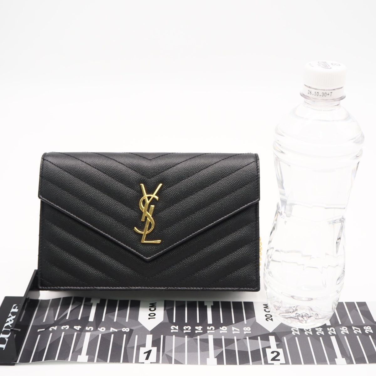 Yves Saint Laurent Black Chain/Shoulder Wallet (Pre-Owned)