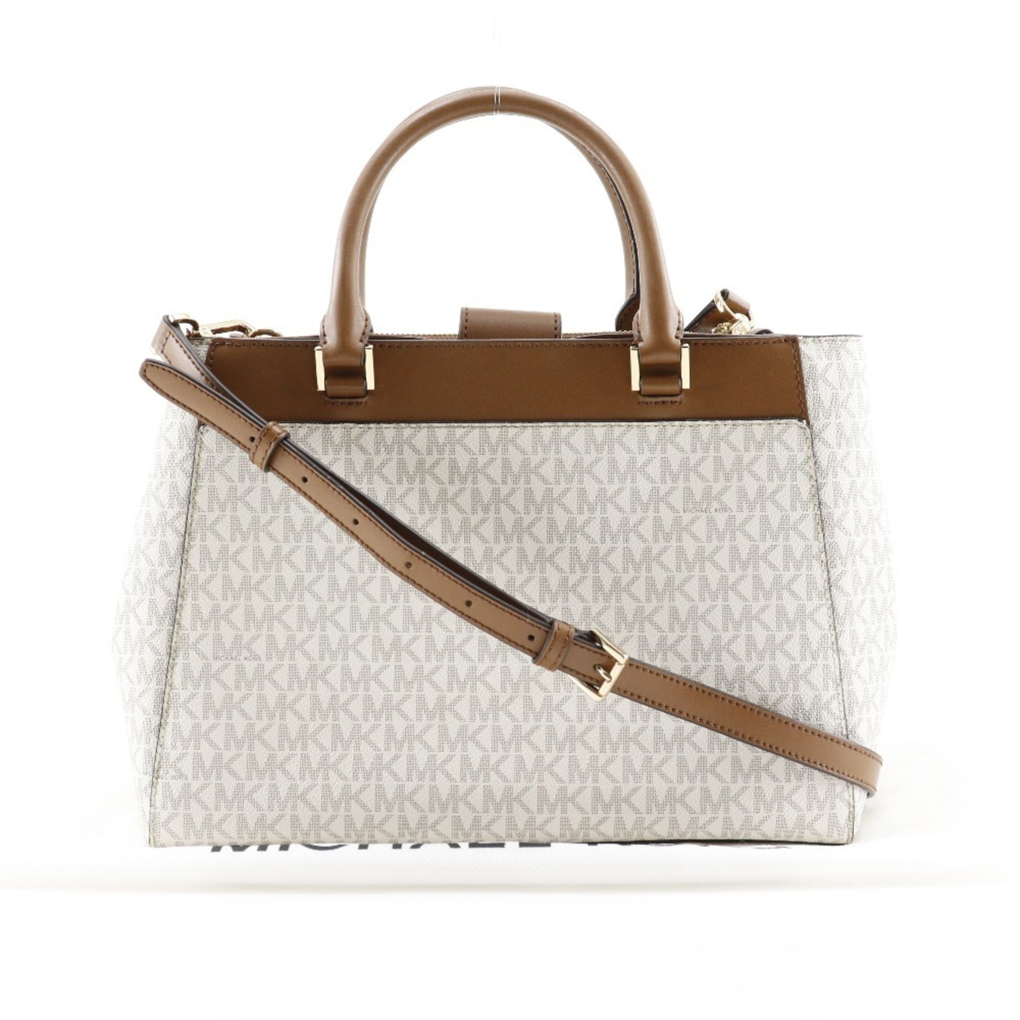 Michael Kors Off-White Pvc Handbag (Pre-Owned)