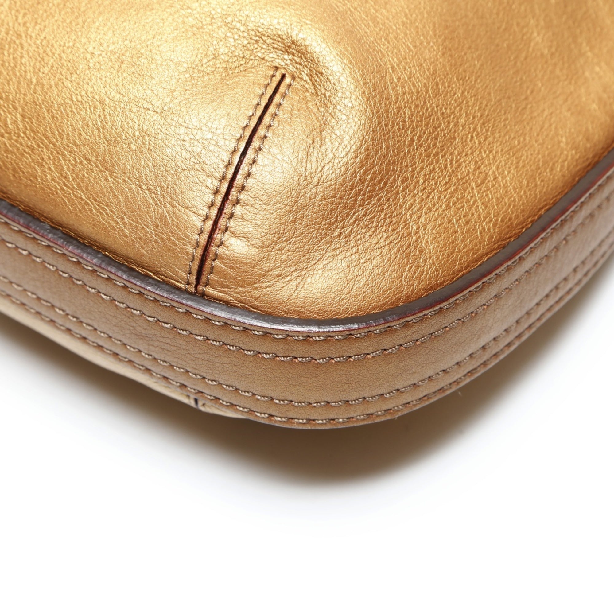 Loewe Gold Leather Tote Bag (Pre-Owned)
