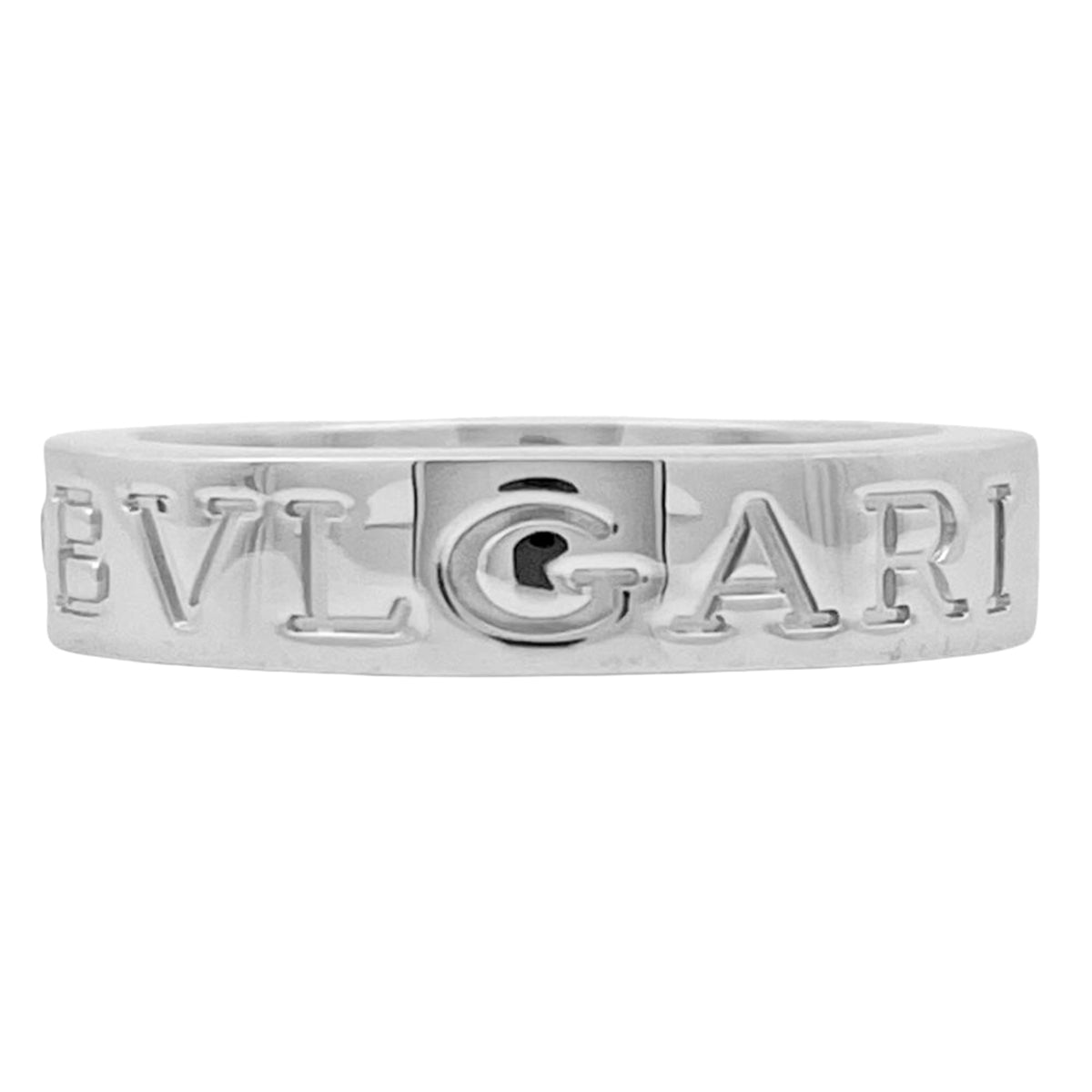 Bvlgari White Gold (18K) Band Ring (Pre-Owned)