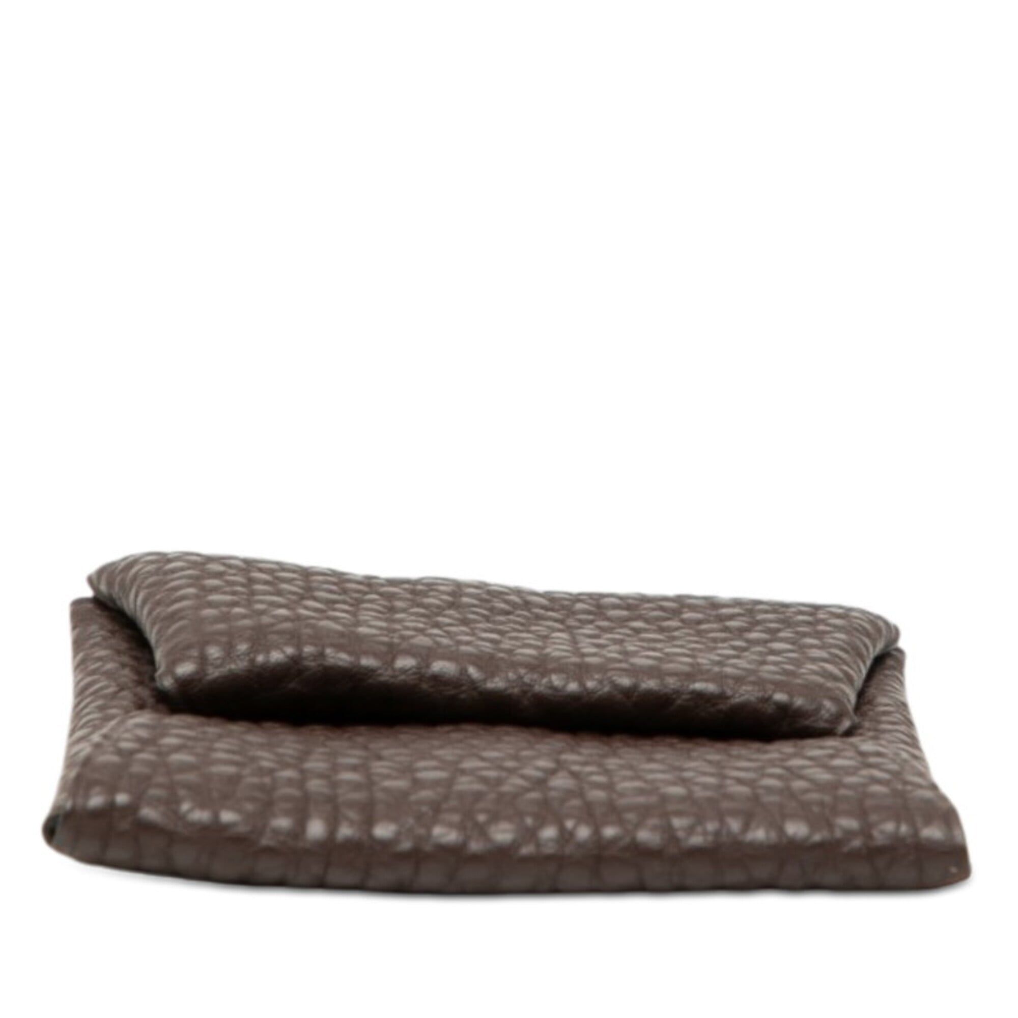 Hermes Brown Havane Taurillon Clemence Leather Coin Purse/Coin Case (Pre-Owned)