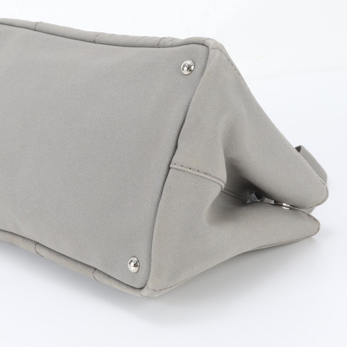 Prada Gray Handbag Shoulder Bag Tote Bag (Pre-Owned)