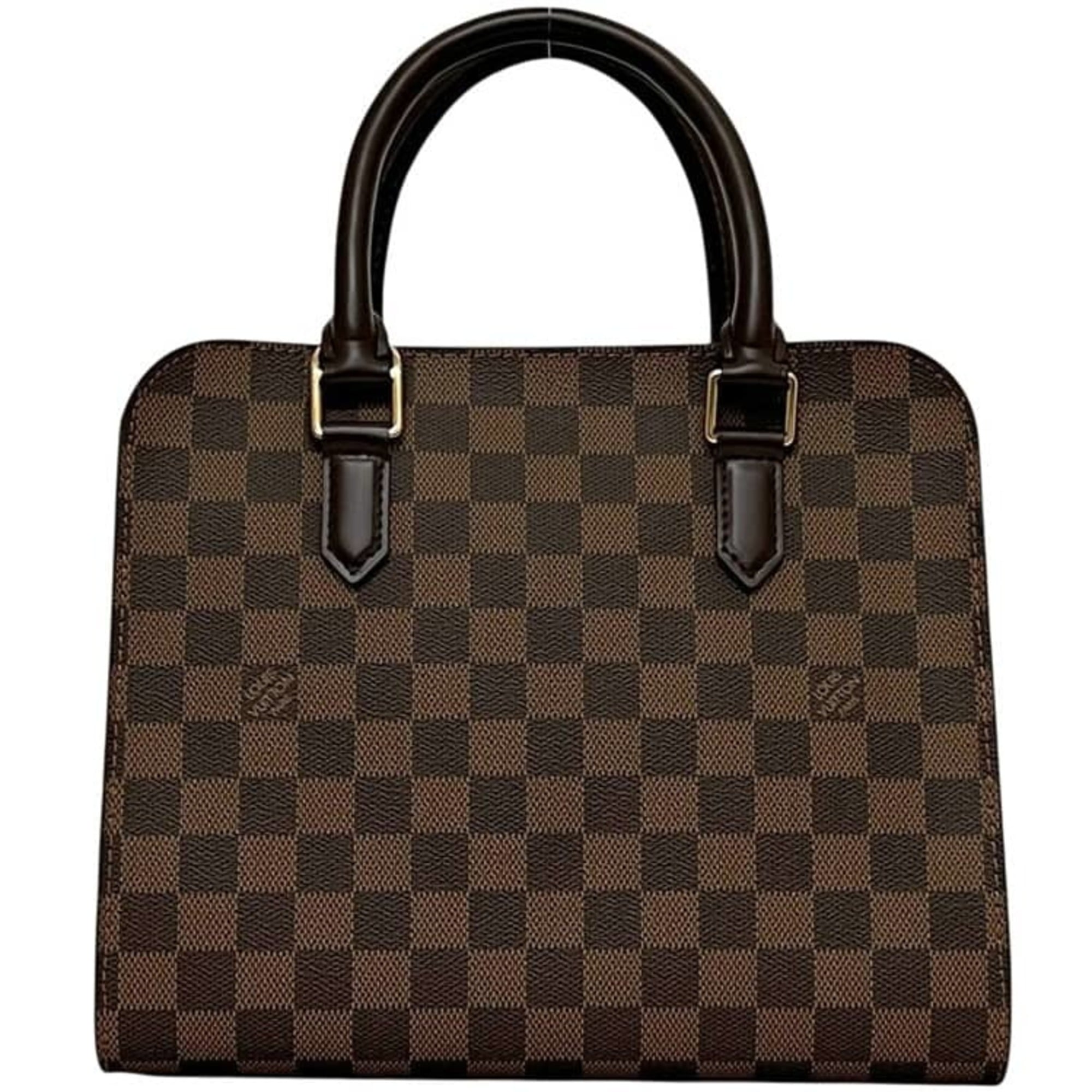 Louis Vuitton Damier Brown Damier Canvas Ebene Damier Canvas Handbag (Pre-Owned)