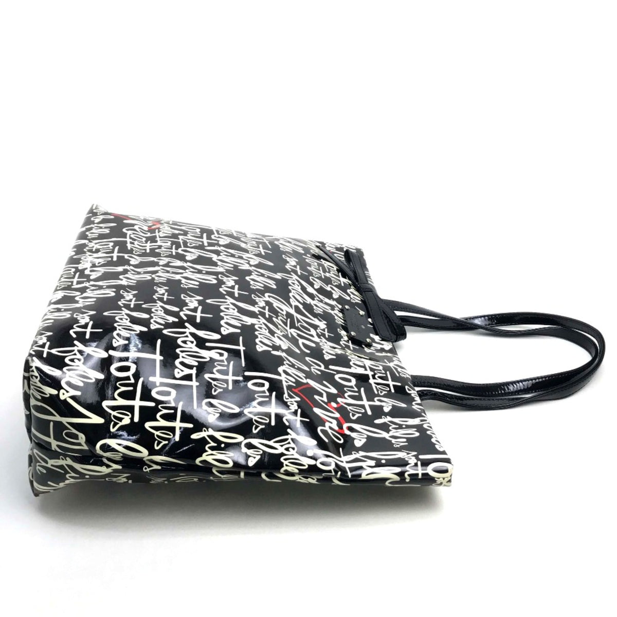 Kate Spade Black Patent Leather Tote Bag (Pre-Owned)
