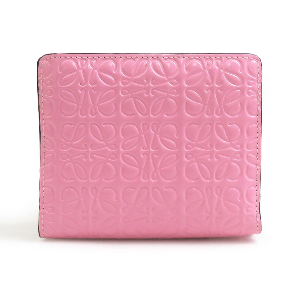 Loewe Pink Coated Canvas Wallet (Bi-Fold) (Pre-Owned)