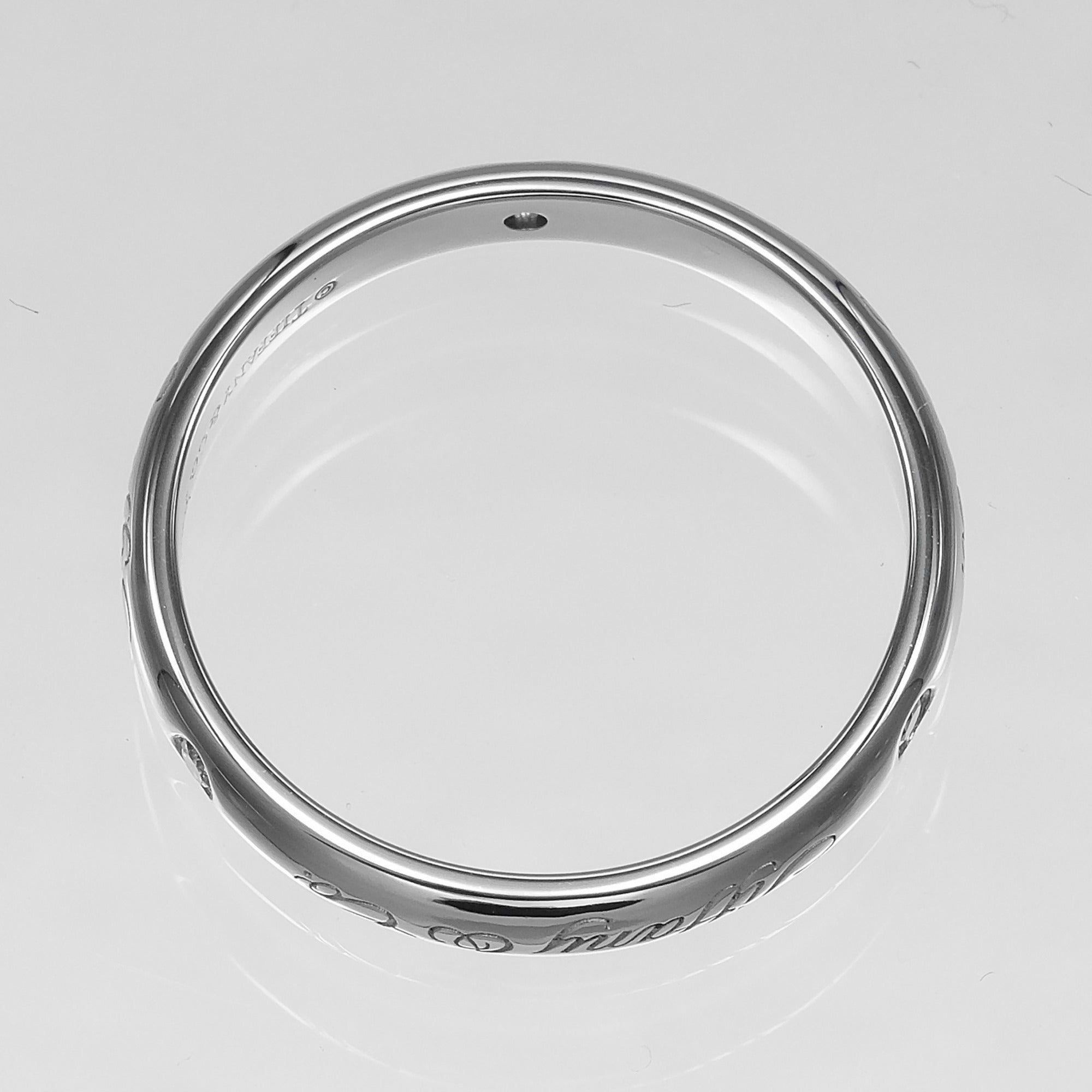Tiffany Platinum 950 Band Ring (Pre-Owned)
