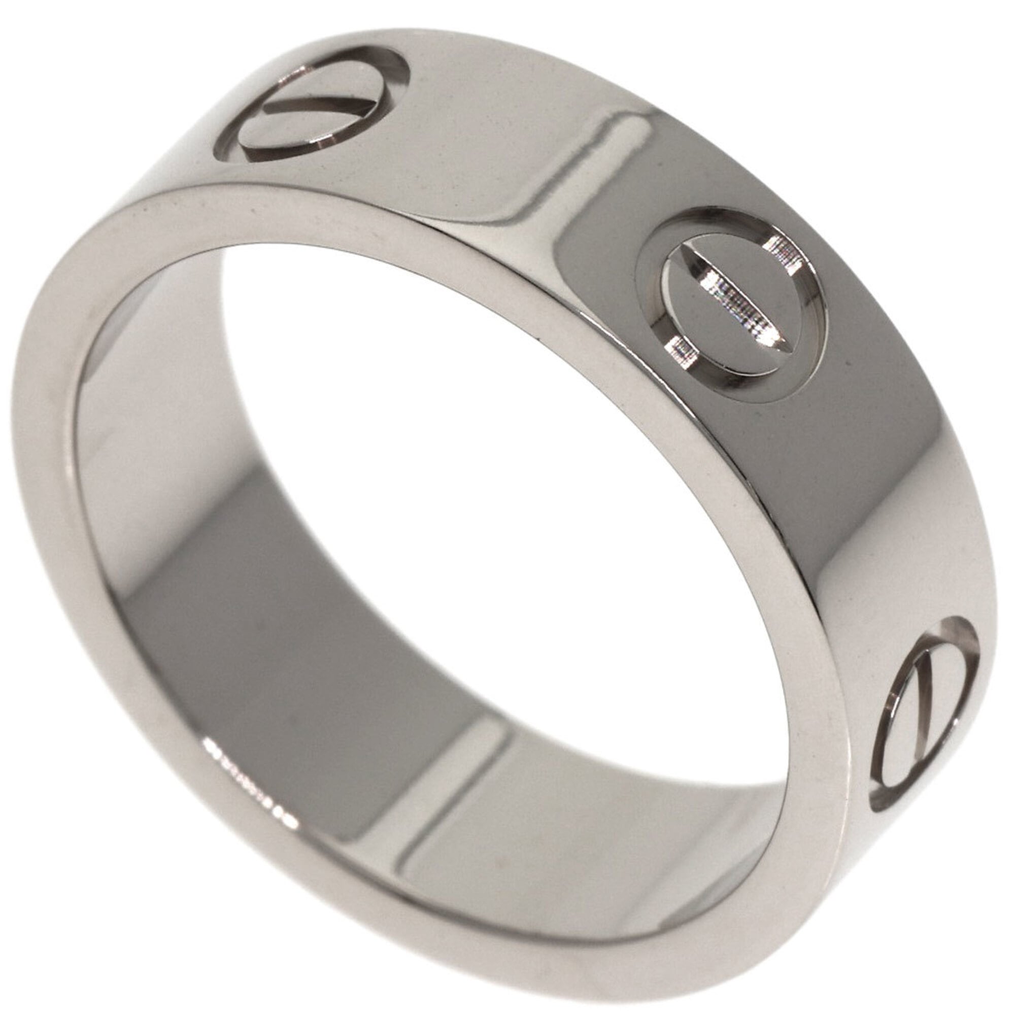 Cartier White Gold White Gold (18K) Band Ring (Pre-Owned)