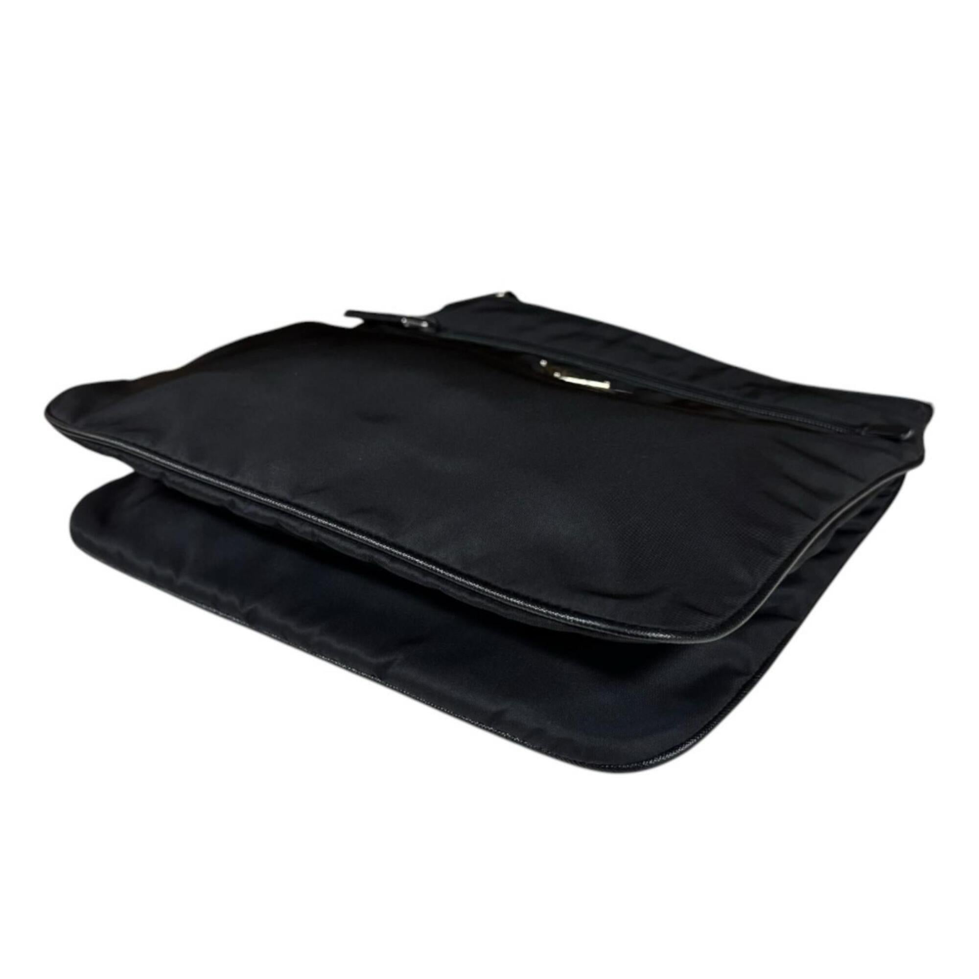 Prada Black Nero Nylon Shoulder Bag (Pre-Owned)