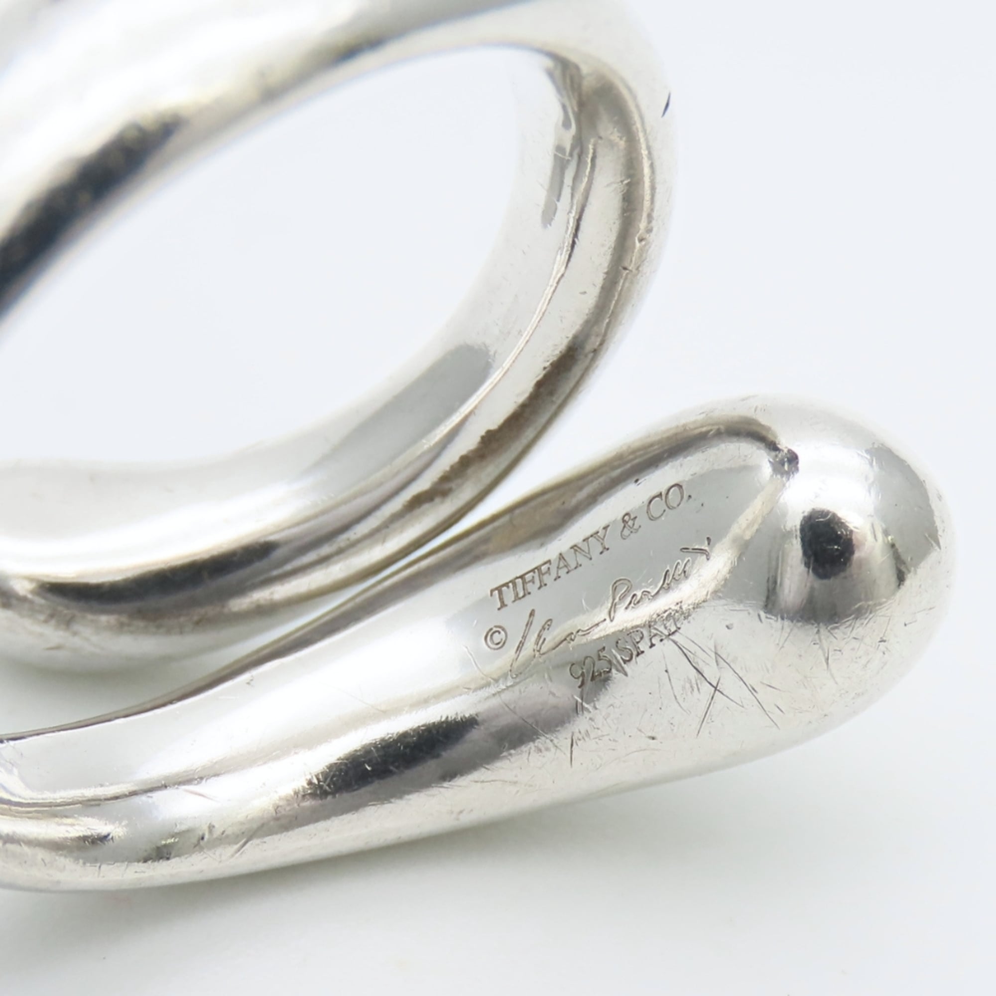 Tiffany Silver Silver 925 Band Ring (Pre-Owned)