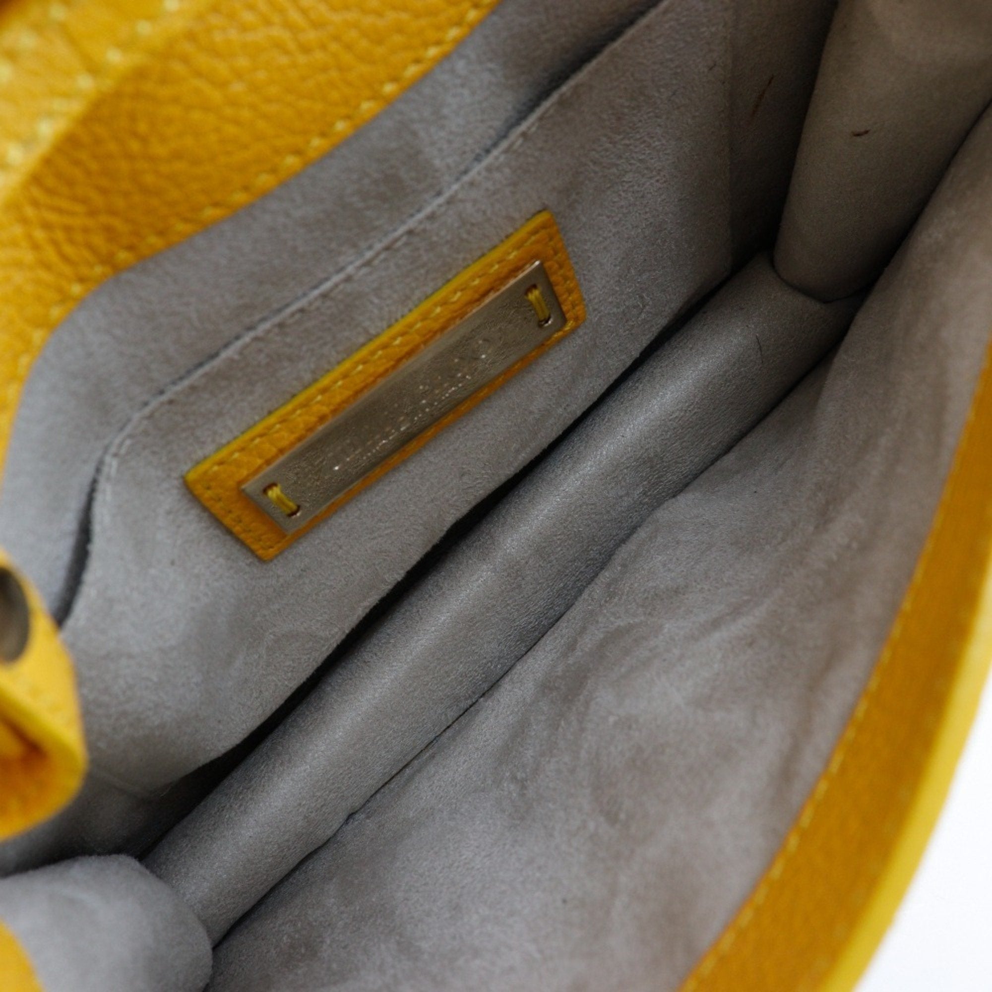 Jimmy Choo Yellow Leather Handbag (Pre-Owned)