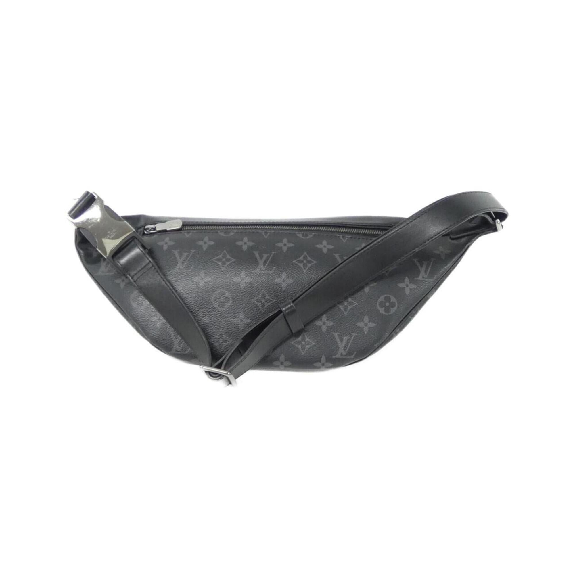 Louis Vuitton Black Coated Canvas Shoulder Bag Sling Bag (Pre-Owned)