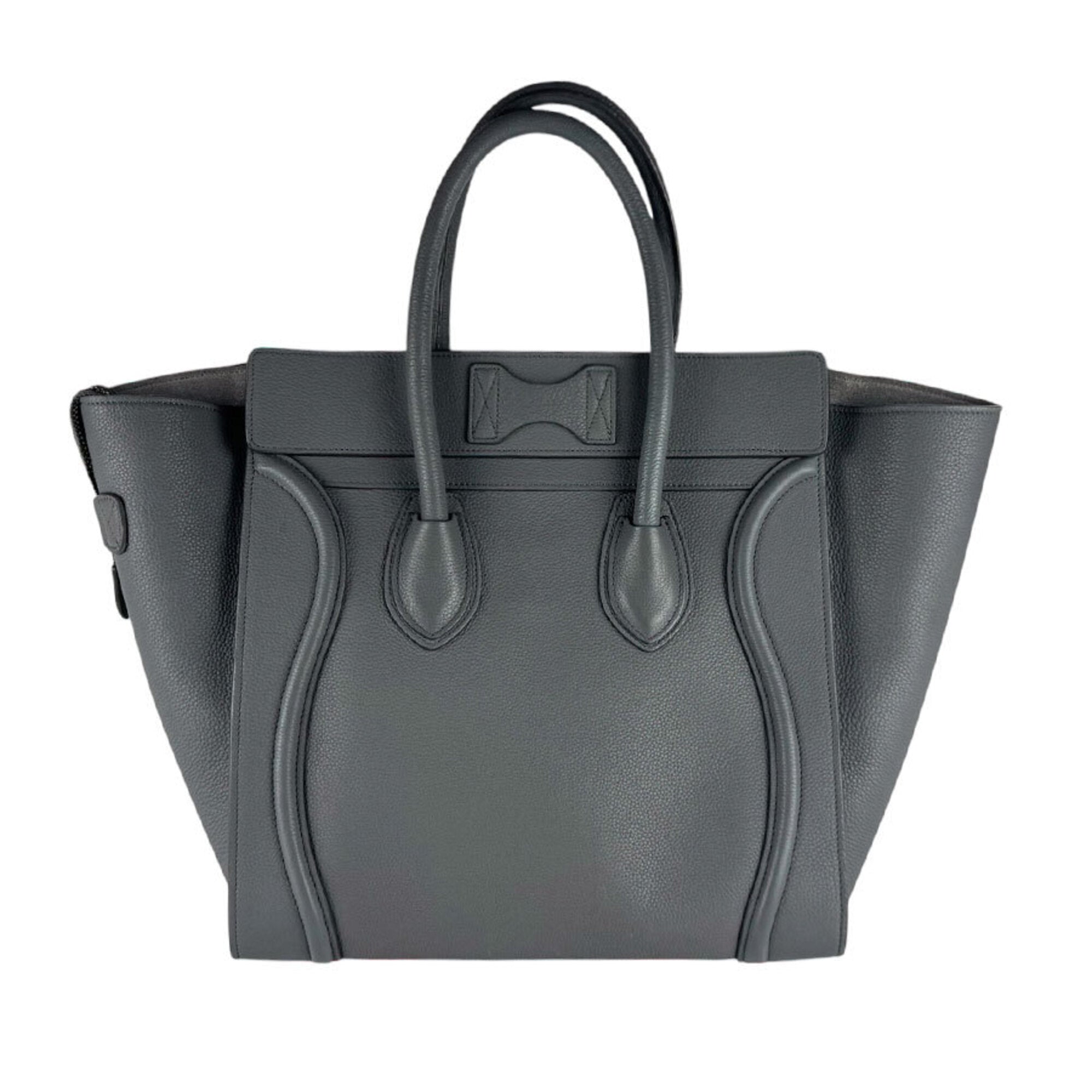 Celine Gray Leather Handbag (Pre-Owned)