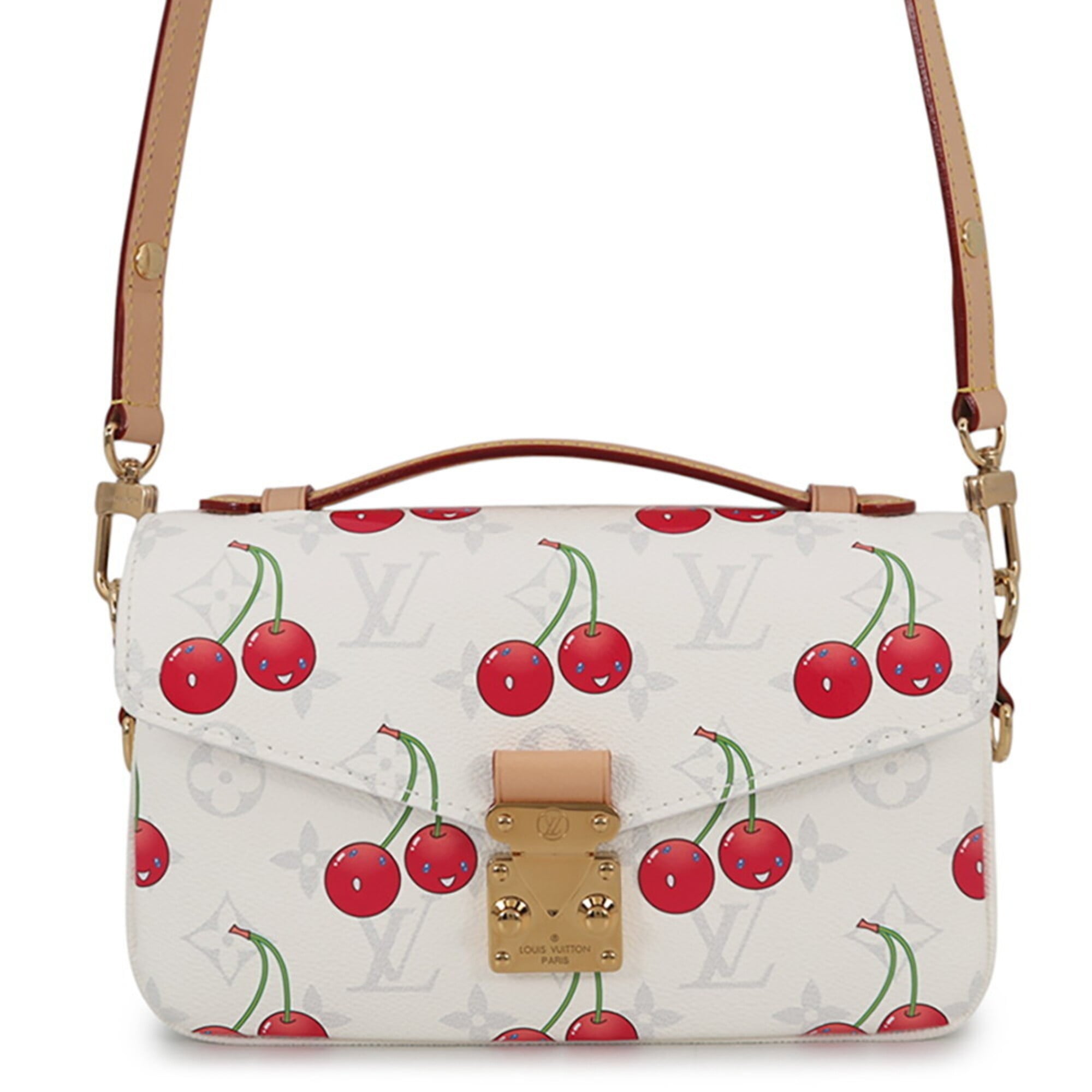 Louis Vuitton Monogram Cherry Monogram Cherry White Handbag Shoulder Bag (Pre-Owned)