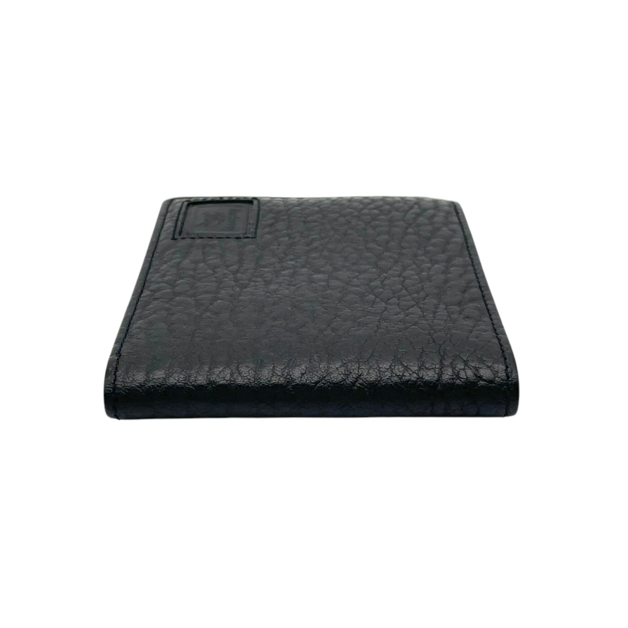 Burberry Black Leather Wallet (Bi-Fold) (Pre-Owned)