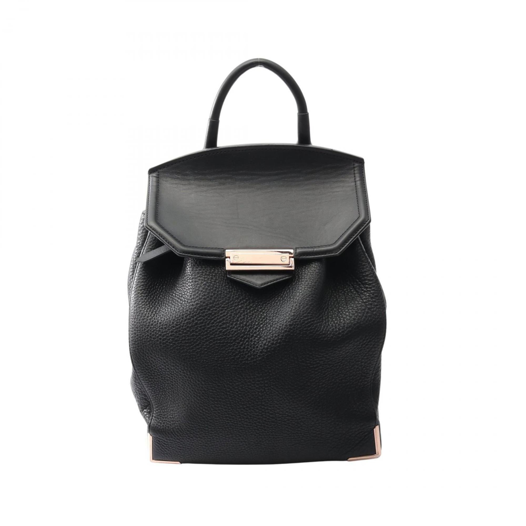 Alexander Wang Black Leather Backpack (Pre-Owned)