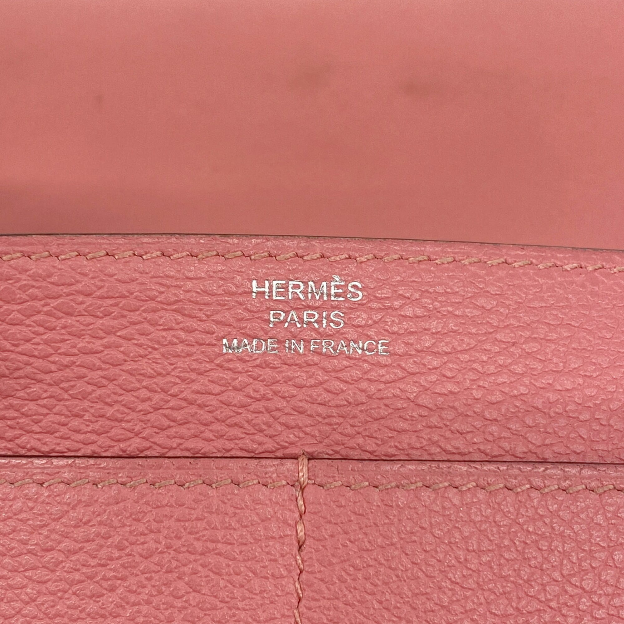 Hermes Pink Long Wallet (Bi-Fold) (Pre-Owned)