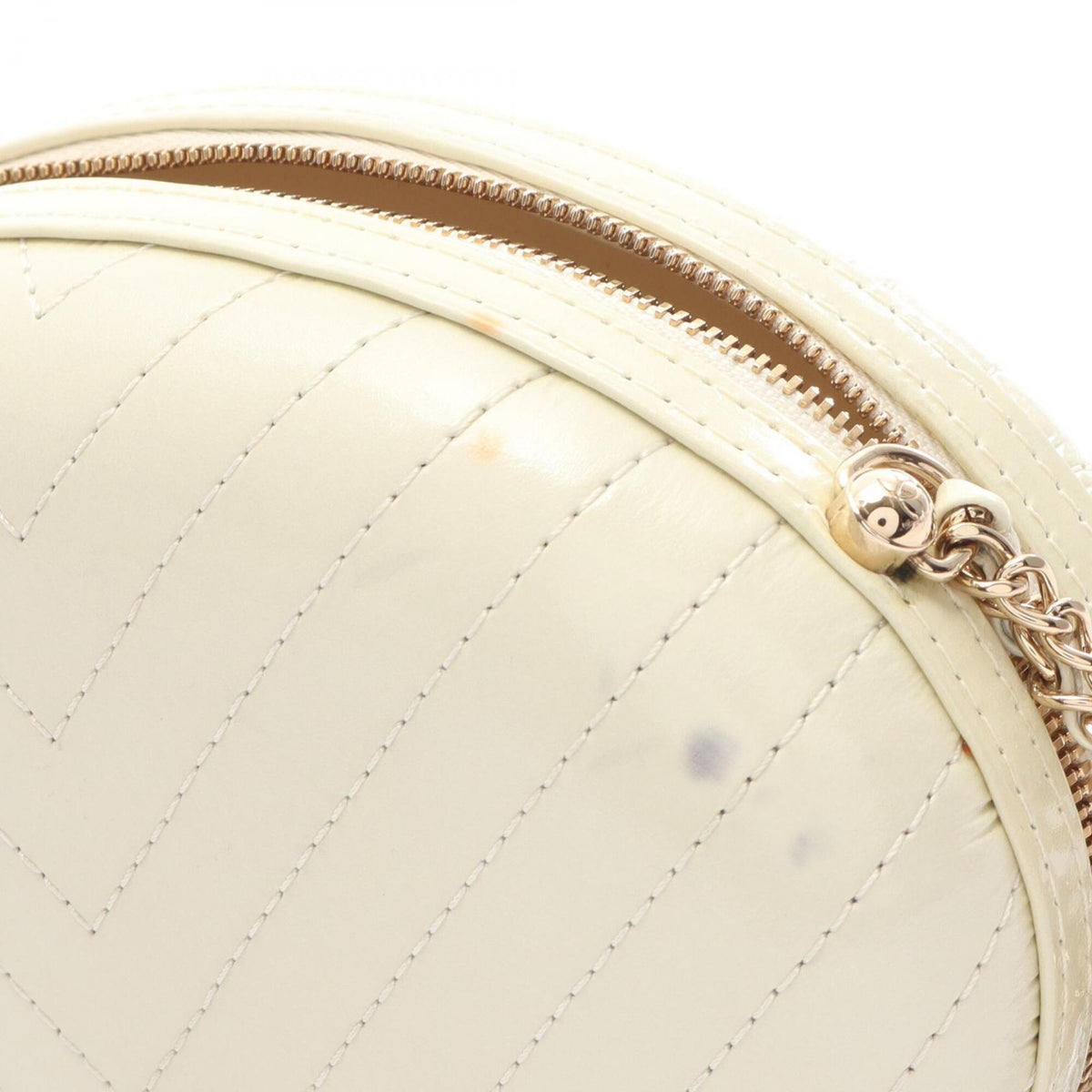 Chanel Beige Multi-Color Leather Shoulder Bag (Pre-Owned)