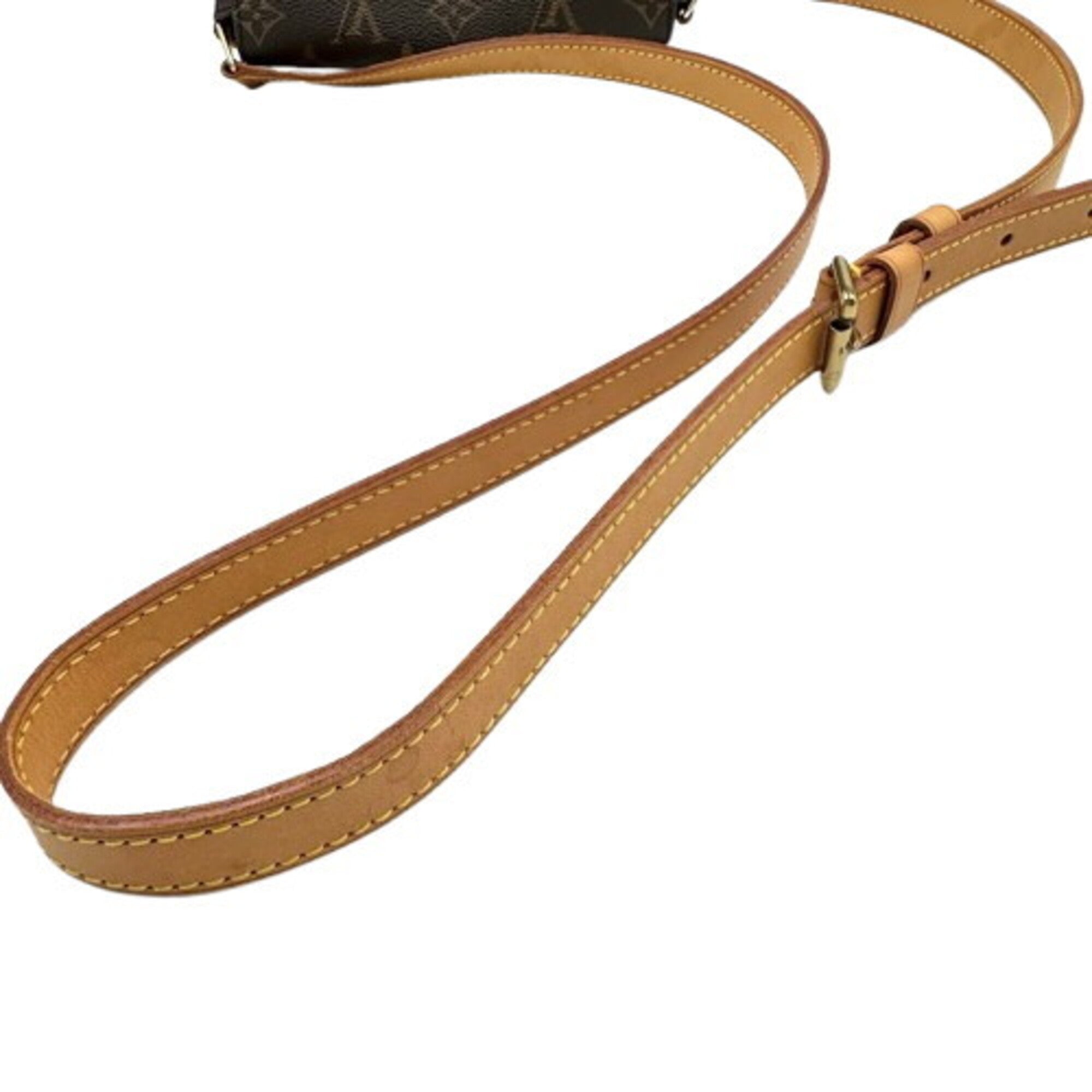 Louis Vuitton Monogram Brown Pvc Shoulder Bag (Pre-Owned)