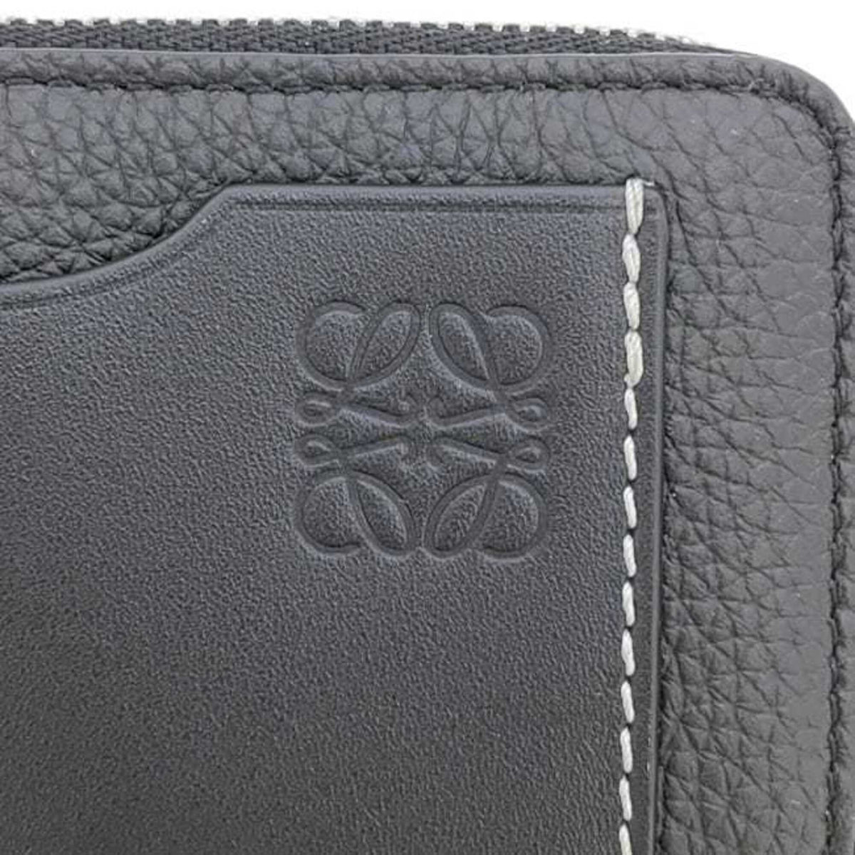 Loewe Black Leather Coin Purse/Coin Case (Pre-Owned)