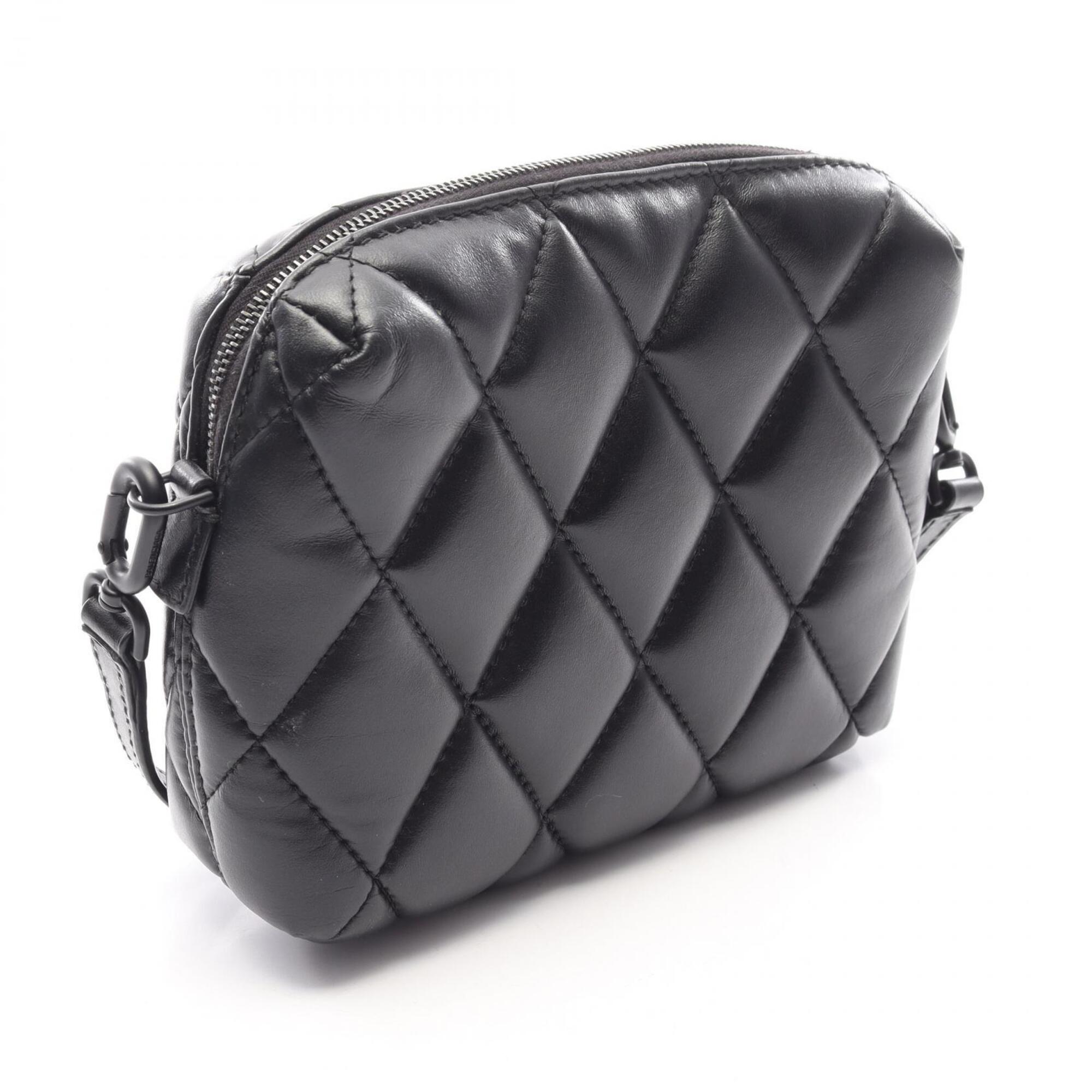 Balenciaga Black Leather Shoulder Bag (Pre-Owned)
