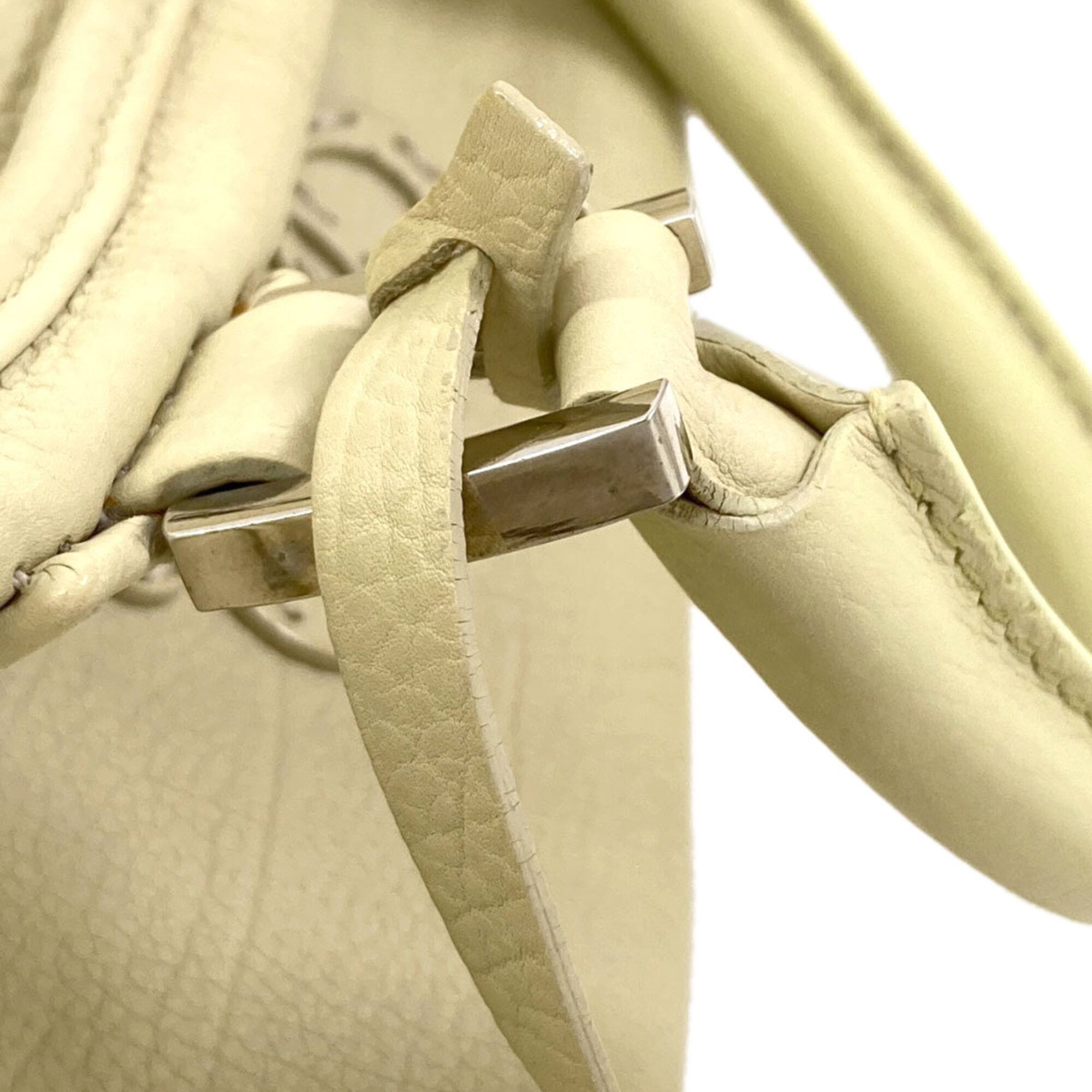 Loewe Yellow Leather Handbag (Pre-Owned)