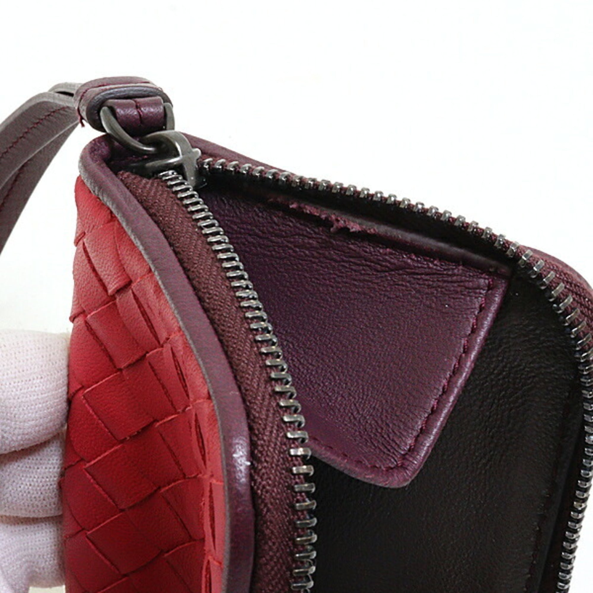 Bottega Veneta Red Color Coin Purse/Coin Case (Pre-Owned)
