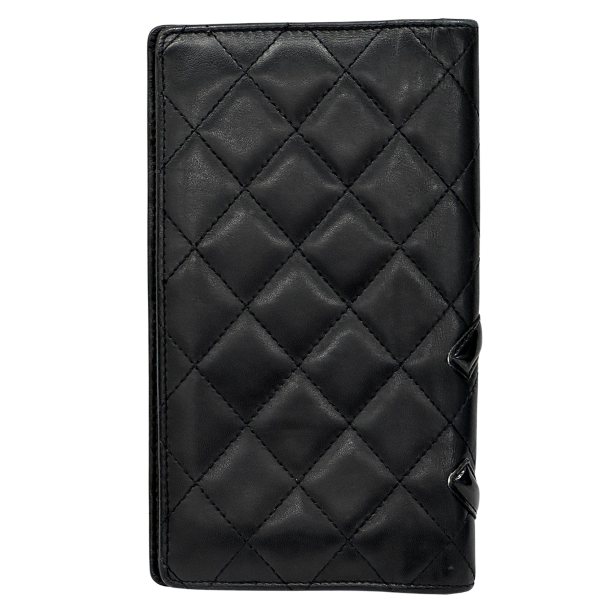 Chanel Black Long Wallet (Bi-Fold) (Pre-Owned)