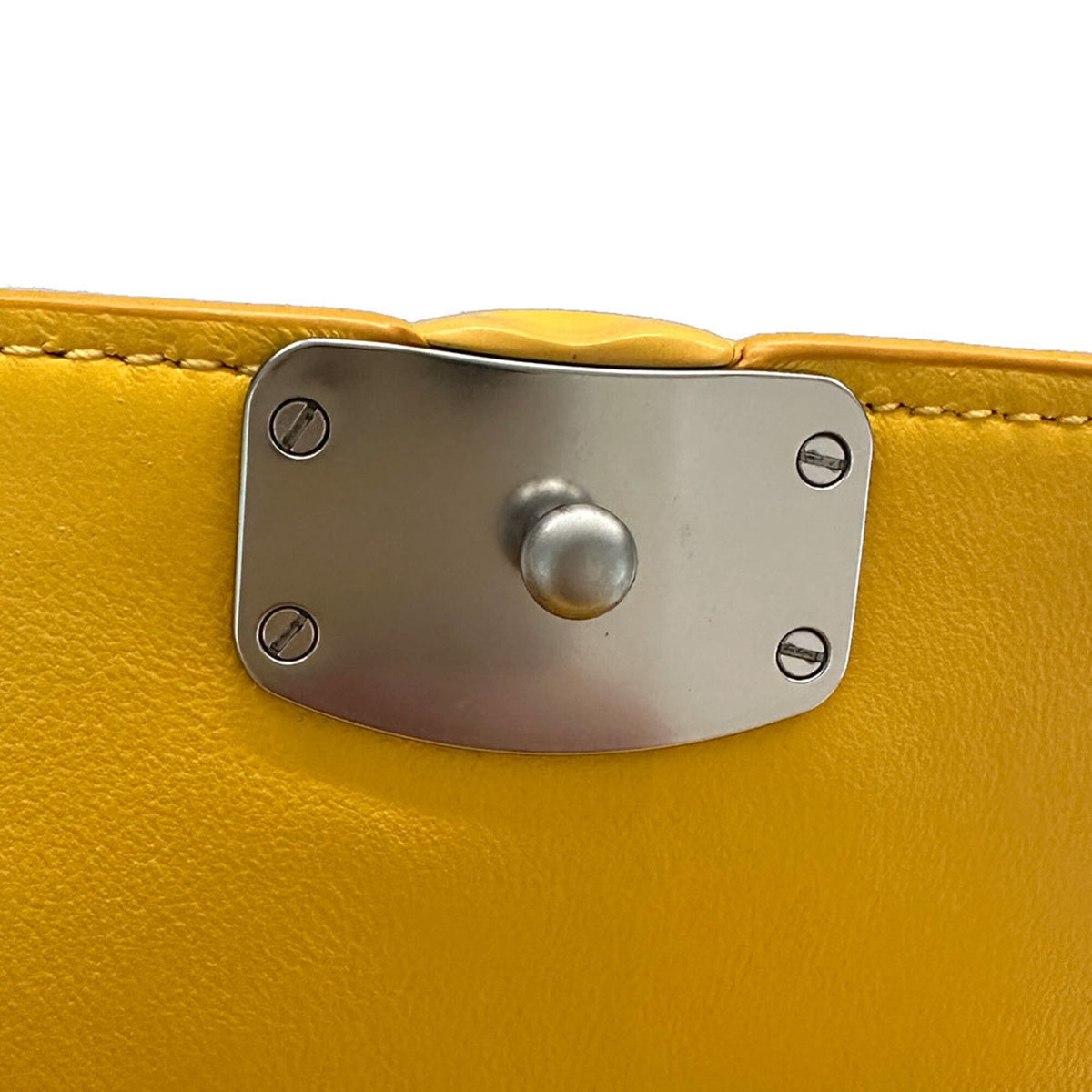 Coach Yellow Leather Shoulder Bag (Pre-Owned)